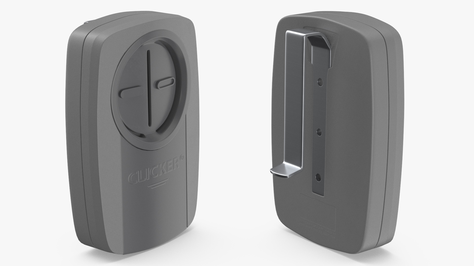 3D Garage Door Remote Gray model