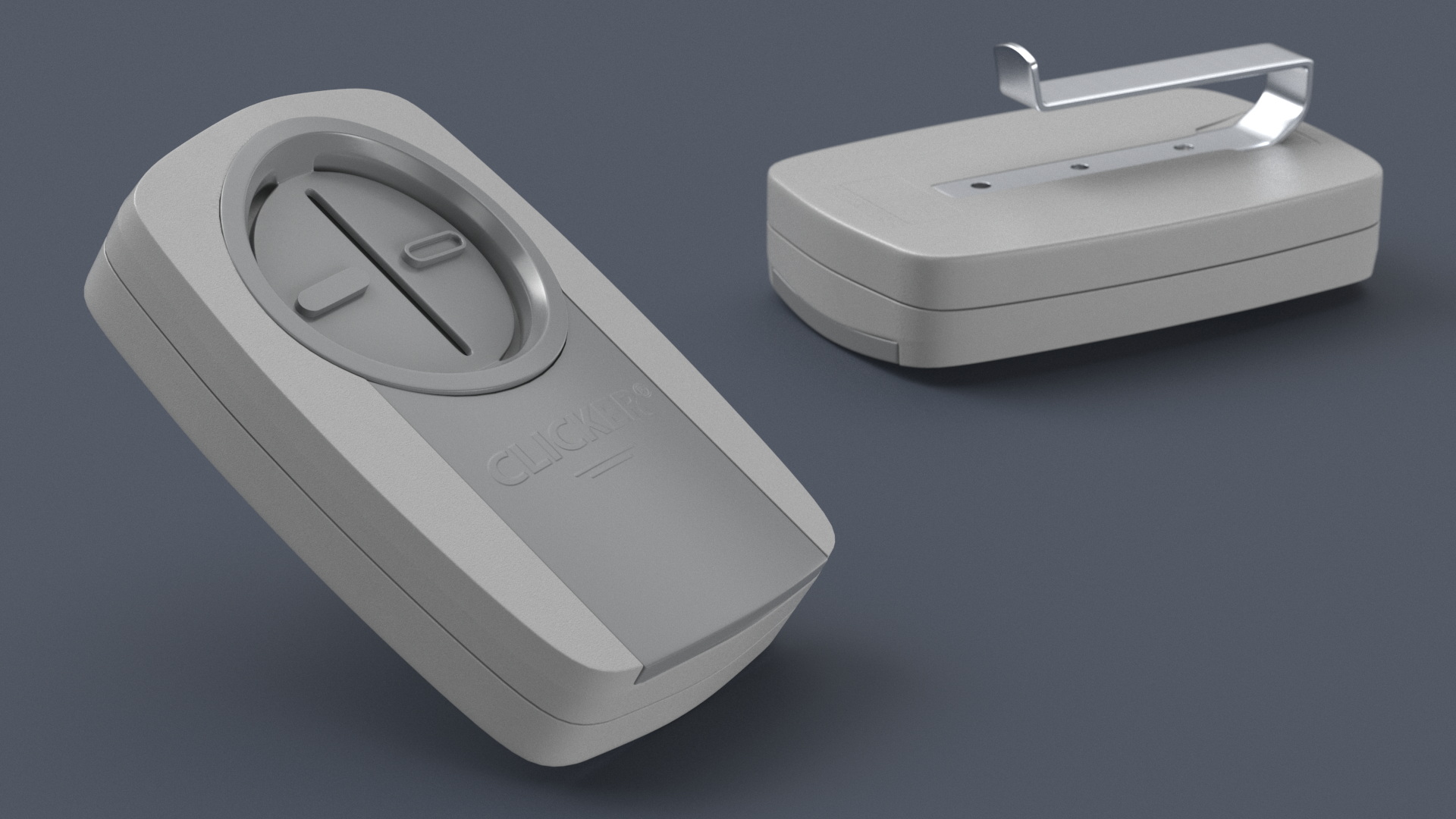 3D Garage Door Remote Gray model