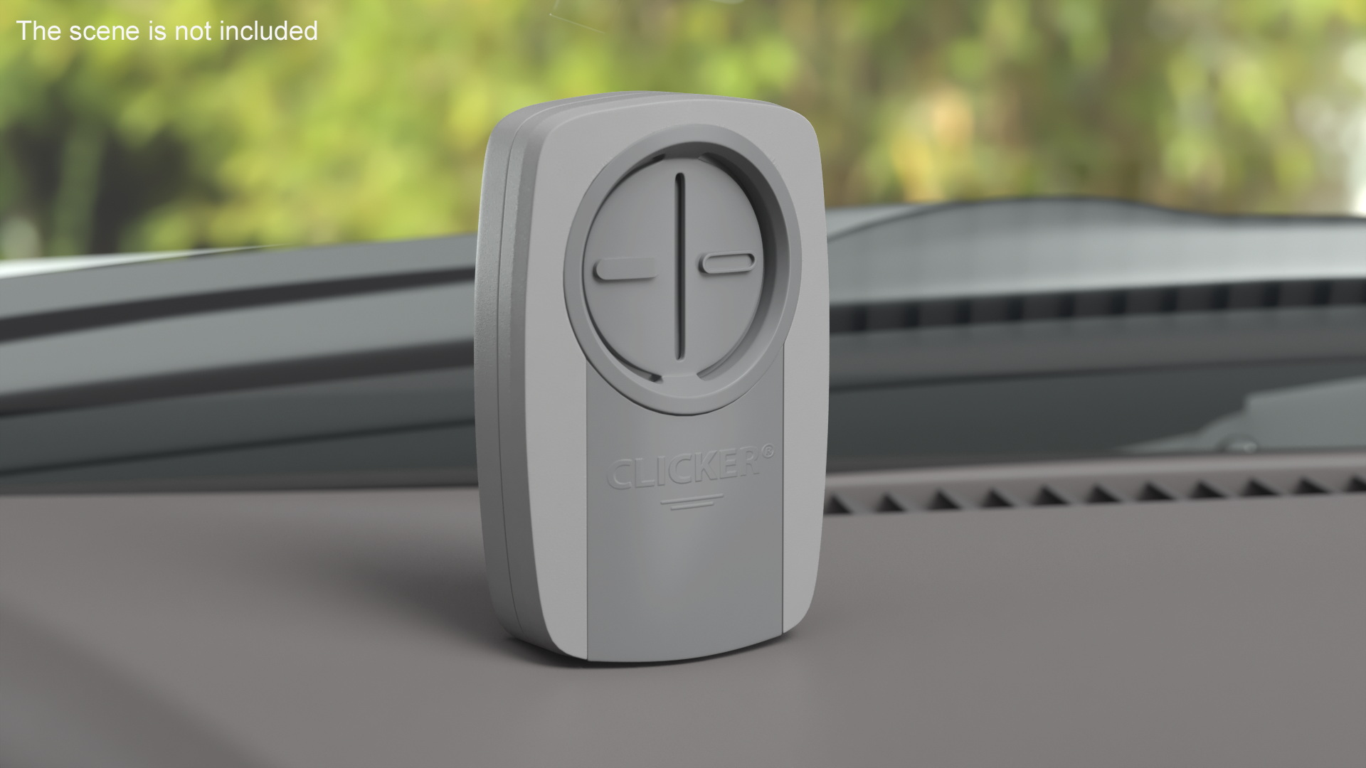 3D Garage Door Remote Gray model