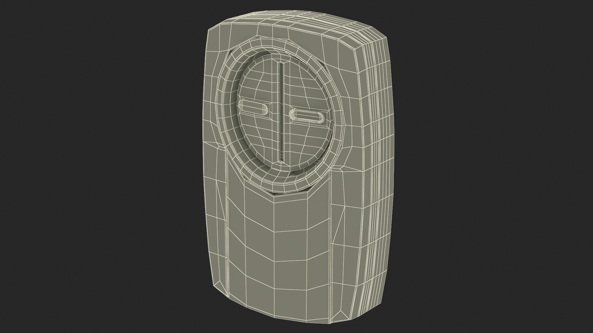 3D Garage Door Remote Gray model