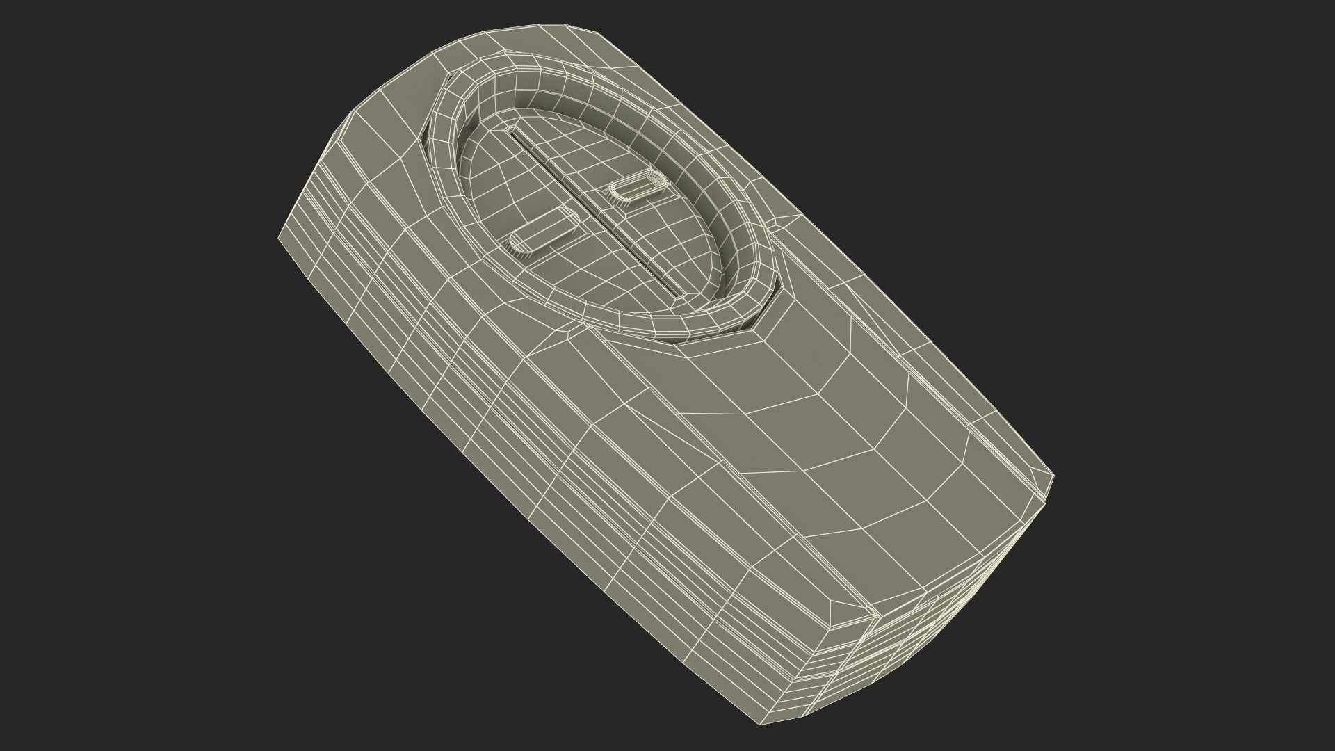 3D Garage Door Remote Gray model