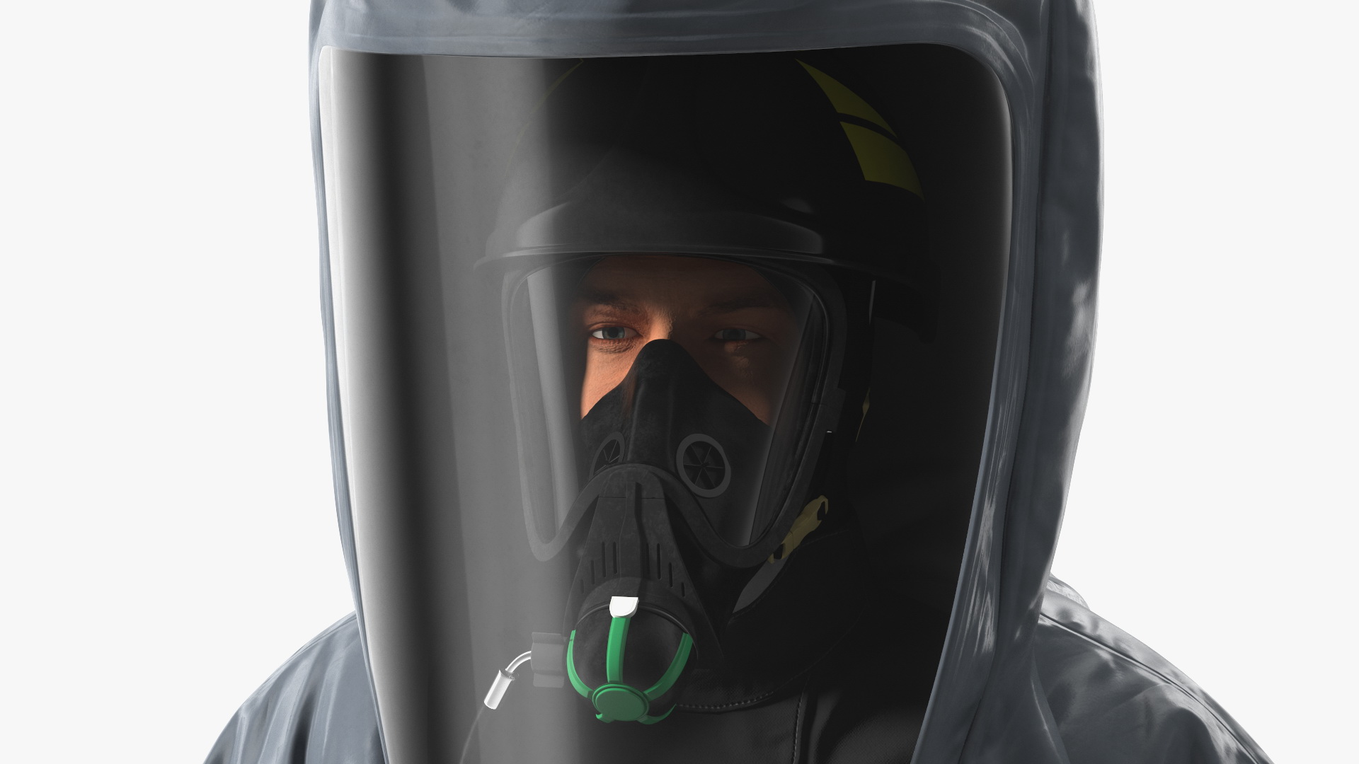 3D Fully Encapsulating Chemical Protection Suit Rigged