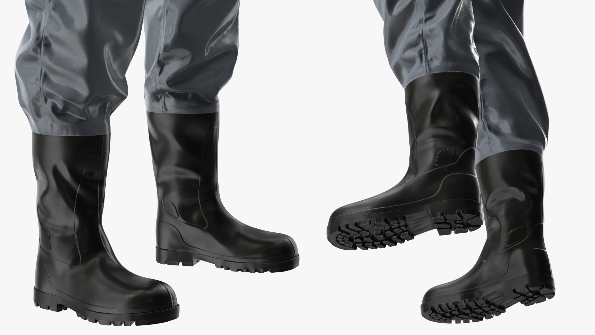 3D Fully Encapsulating Chemical Protection Suit Rigged
