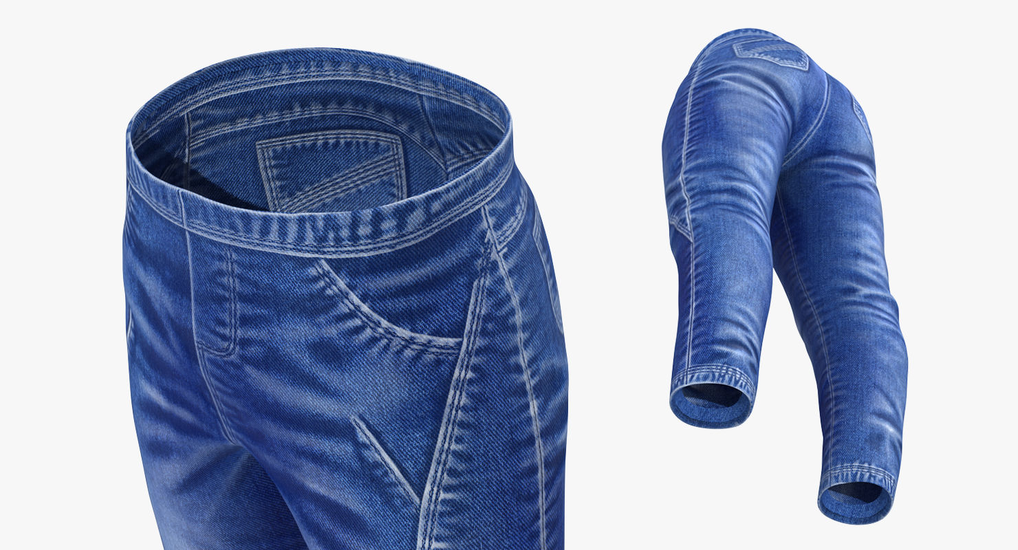 Modern Blue Jeans 3D