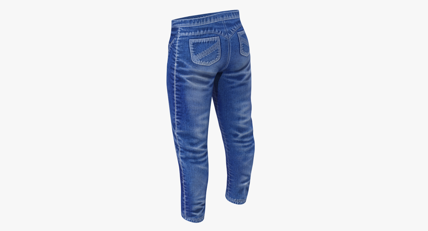 Modern Blue Jeans 3D