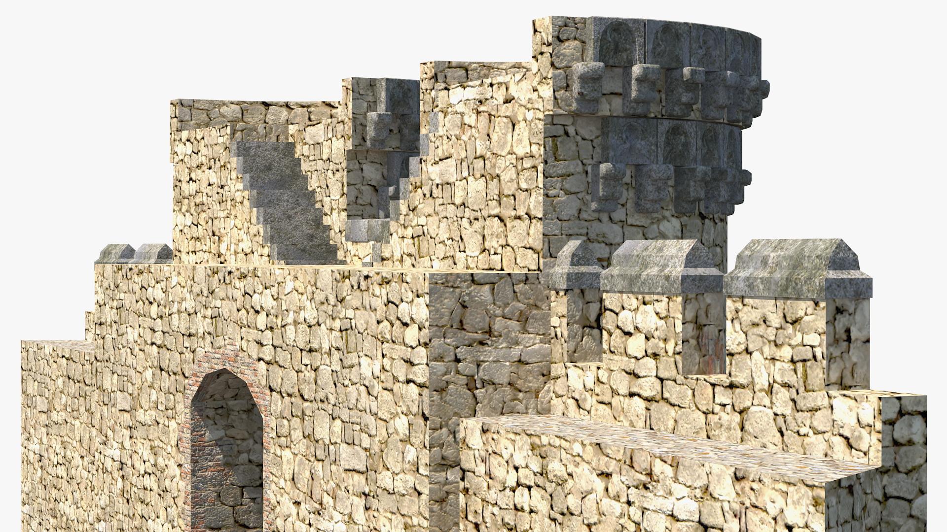 3D model Castle Entrance Gate