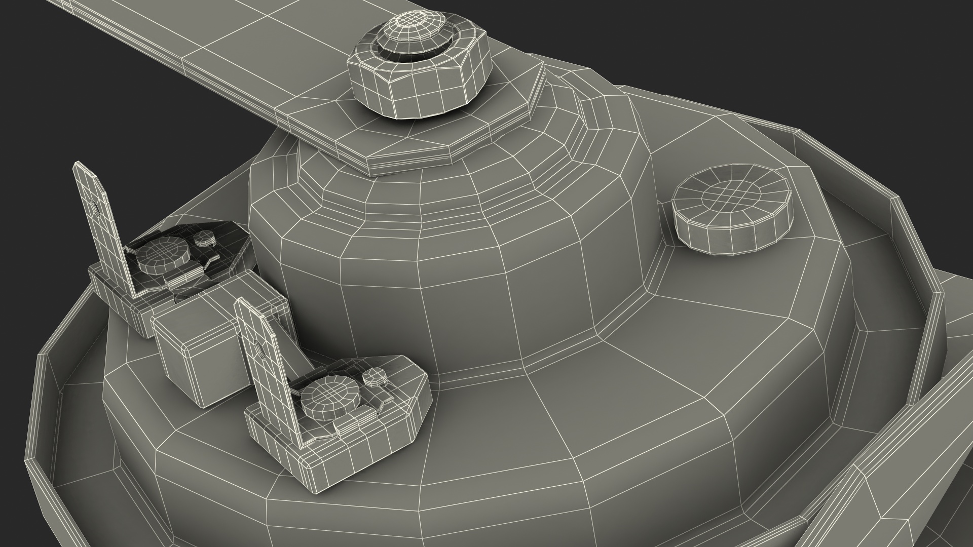 3D model Hella Electric Snail Car Horn 400Hz