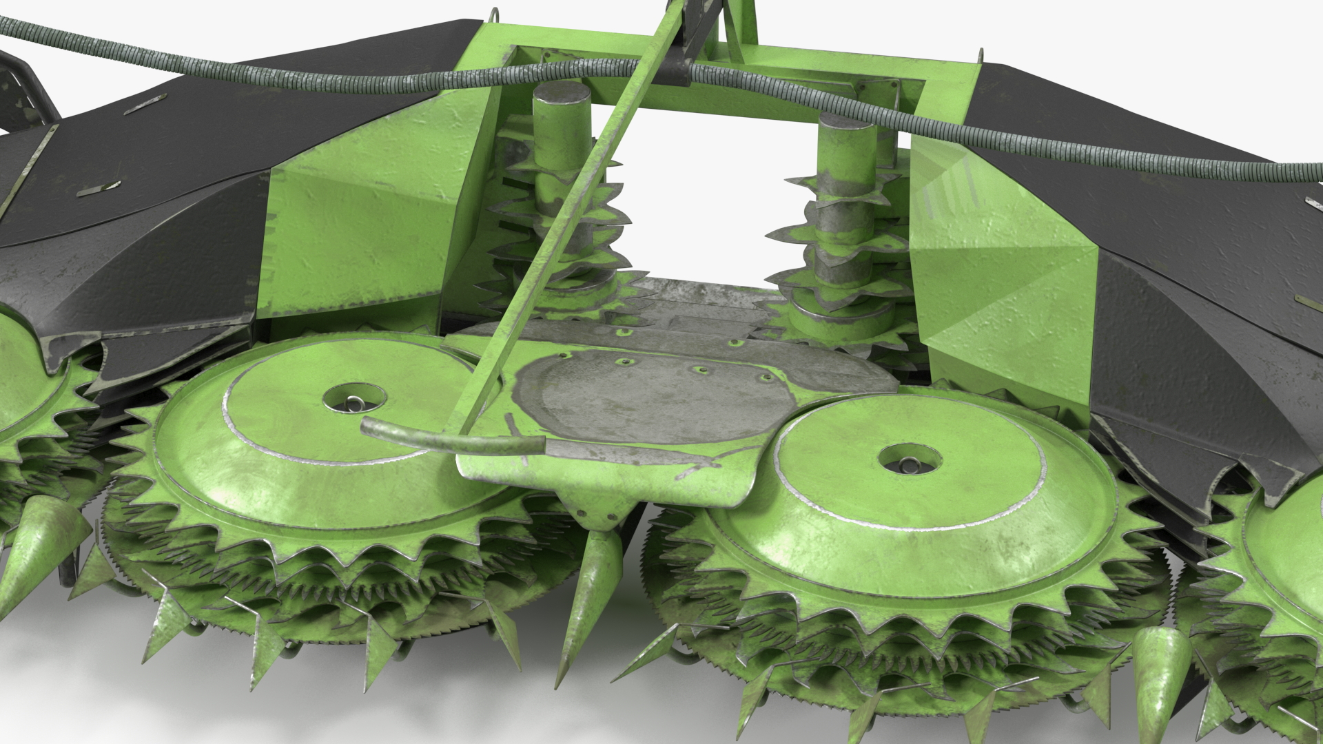 Rotary Corn Header Kemper Rigged 3D