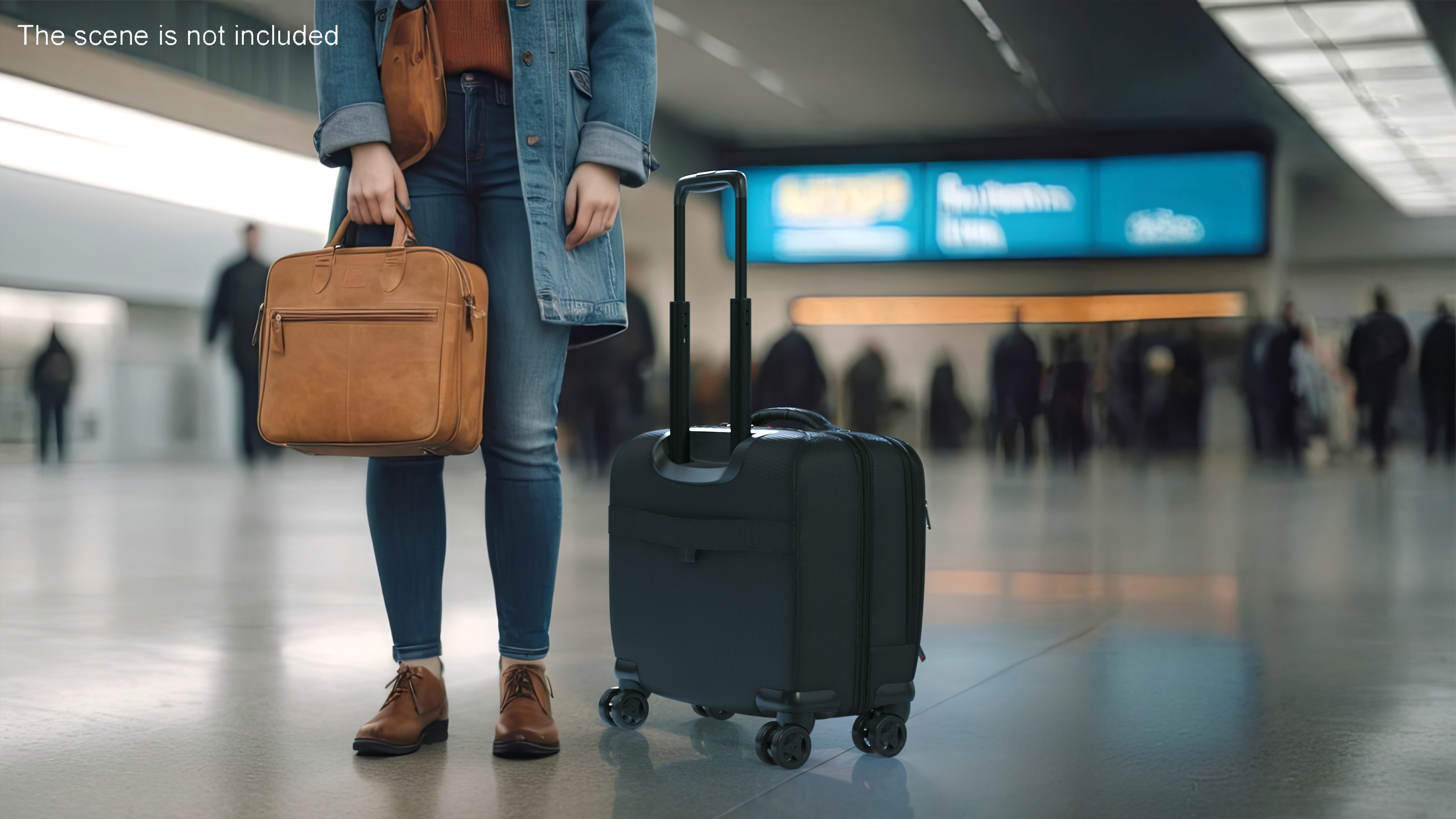 3D Spinner Business Laptop Bag Black model