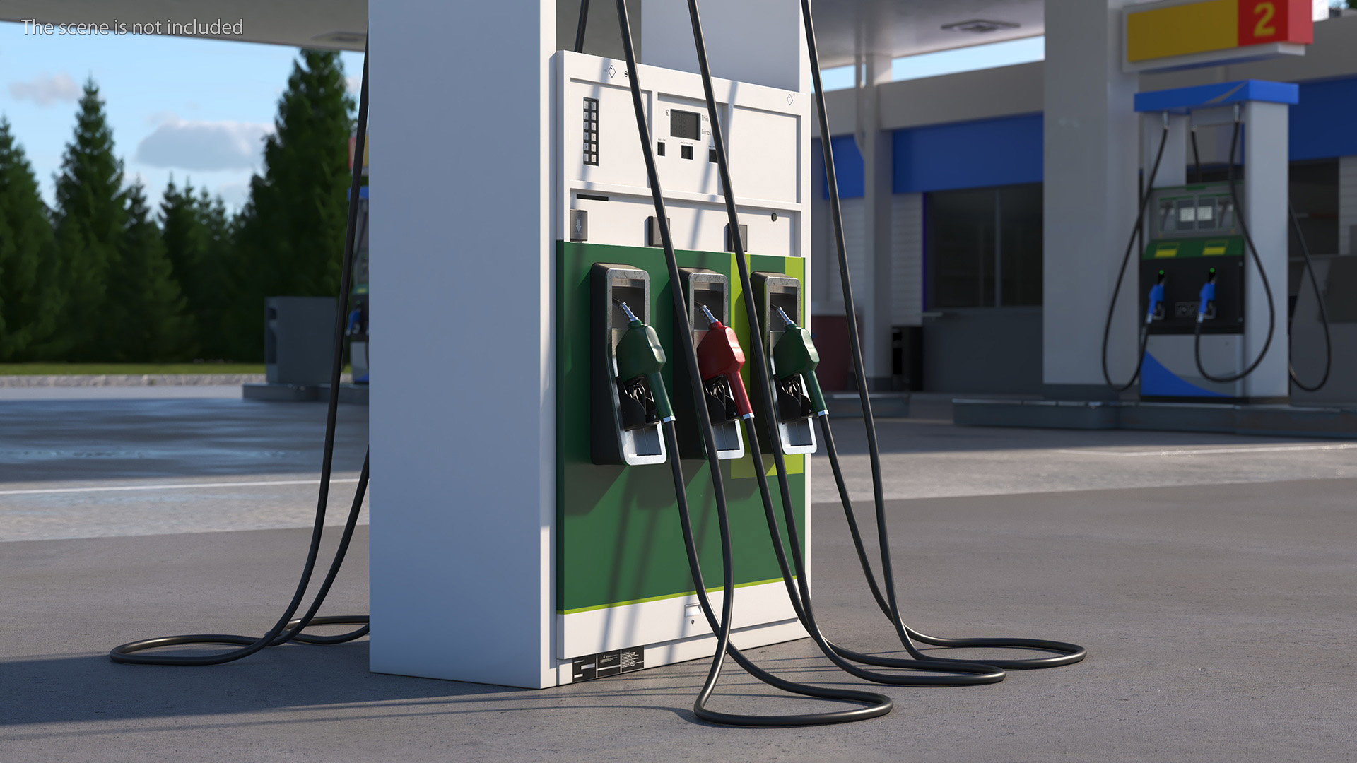 3D model Gas Pump