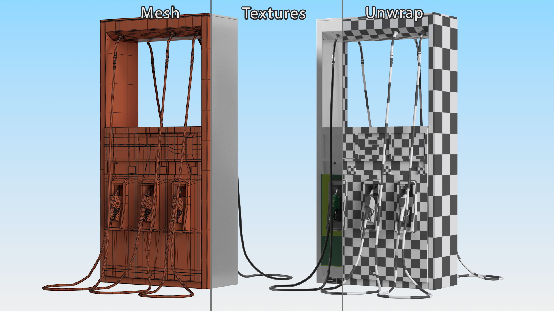 3D model Gas Pump