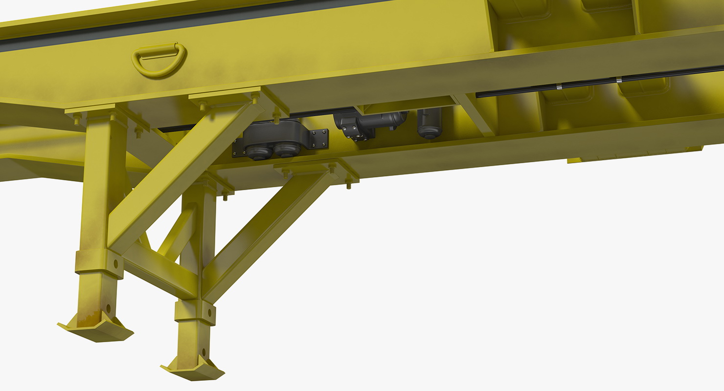 3D Trailer with 20ft ISO Container
