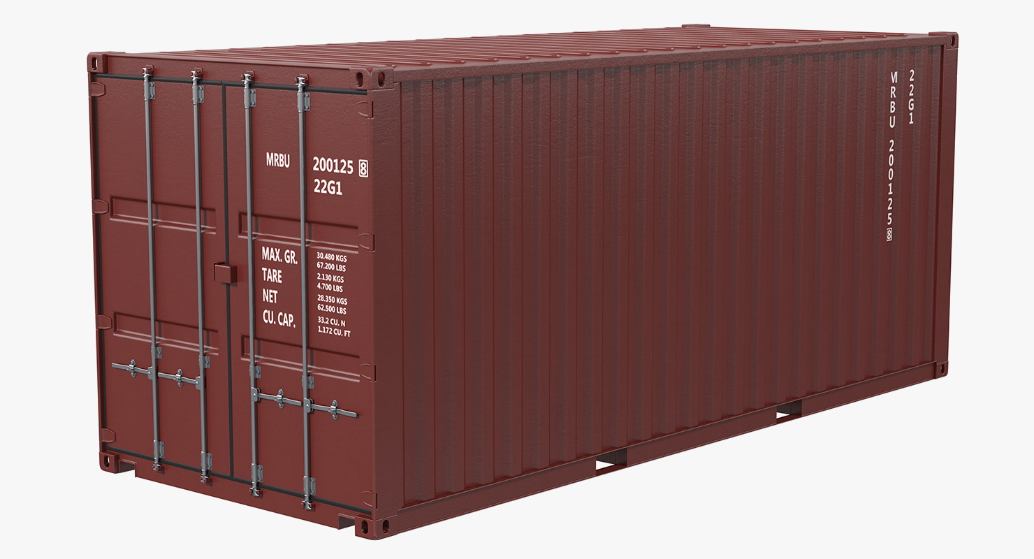 3D Trailer with 20ft ISO Container