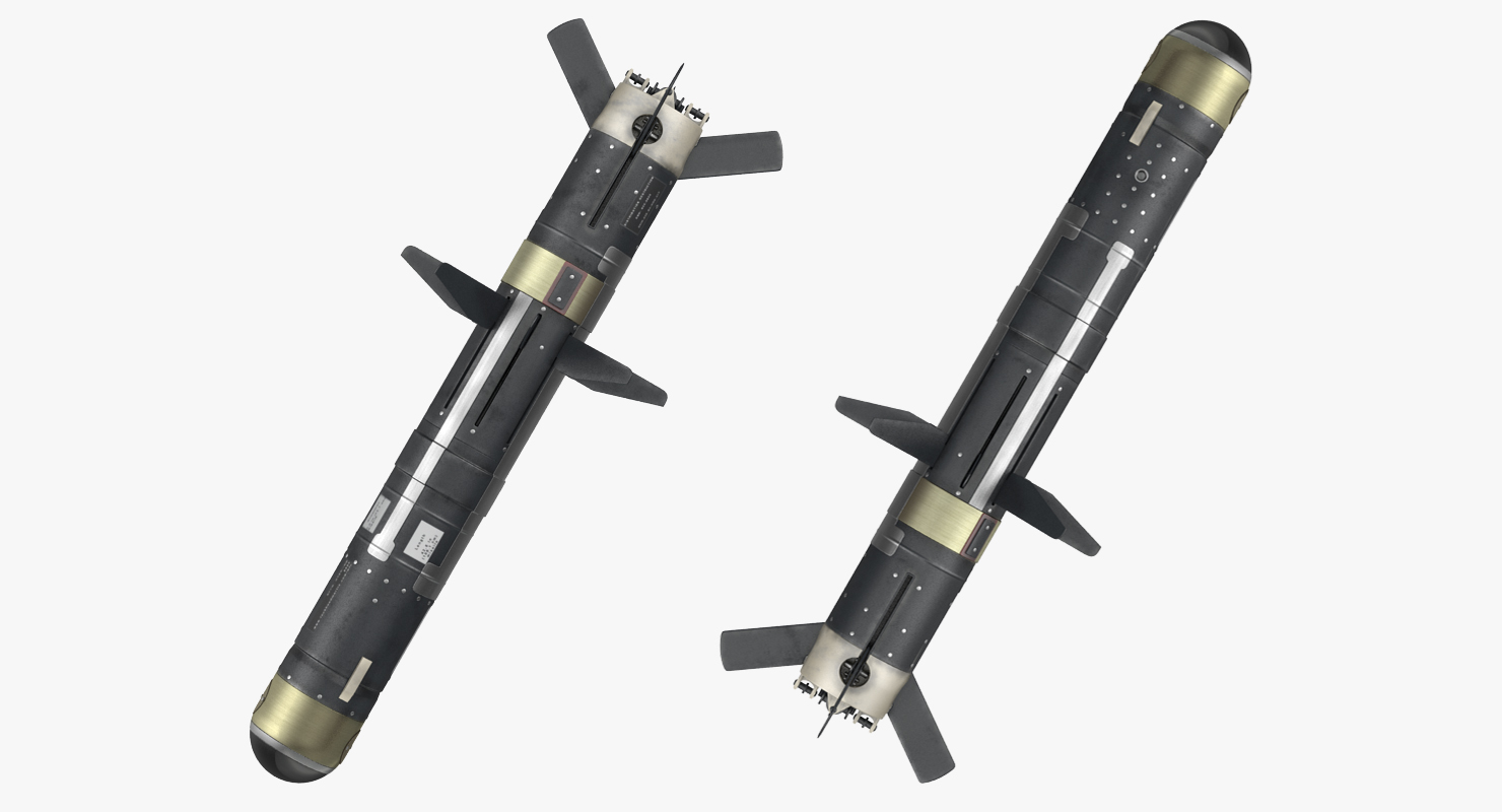 Javelin Missile Rigged 3D