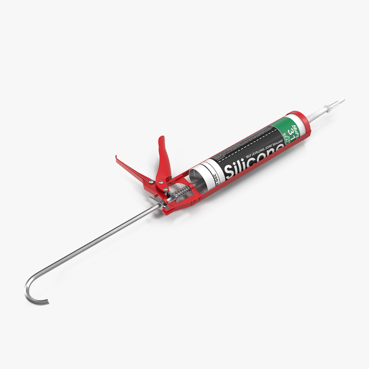 Silicone Sealant Pistol with Tube, view 3