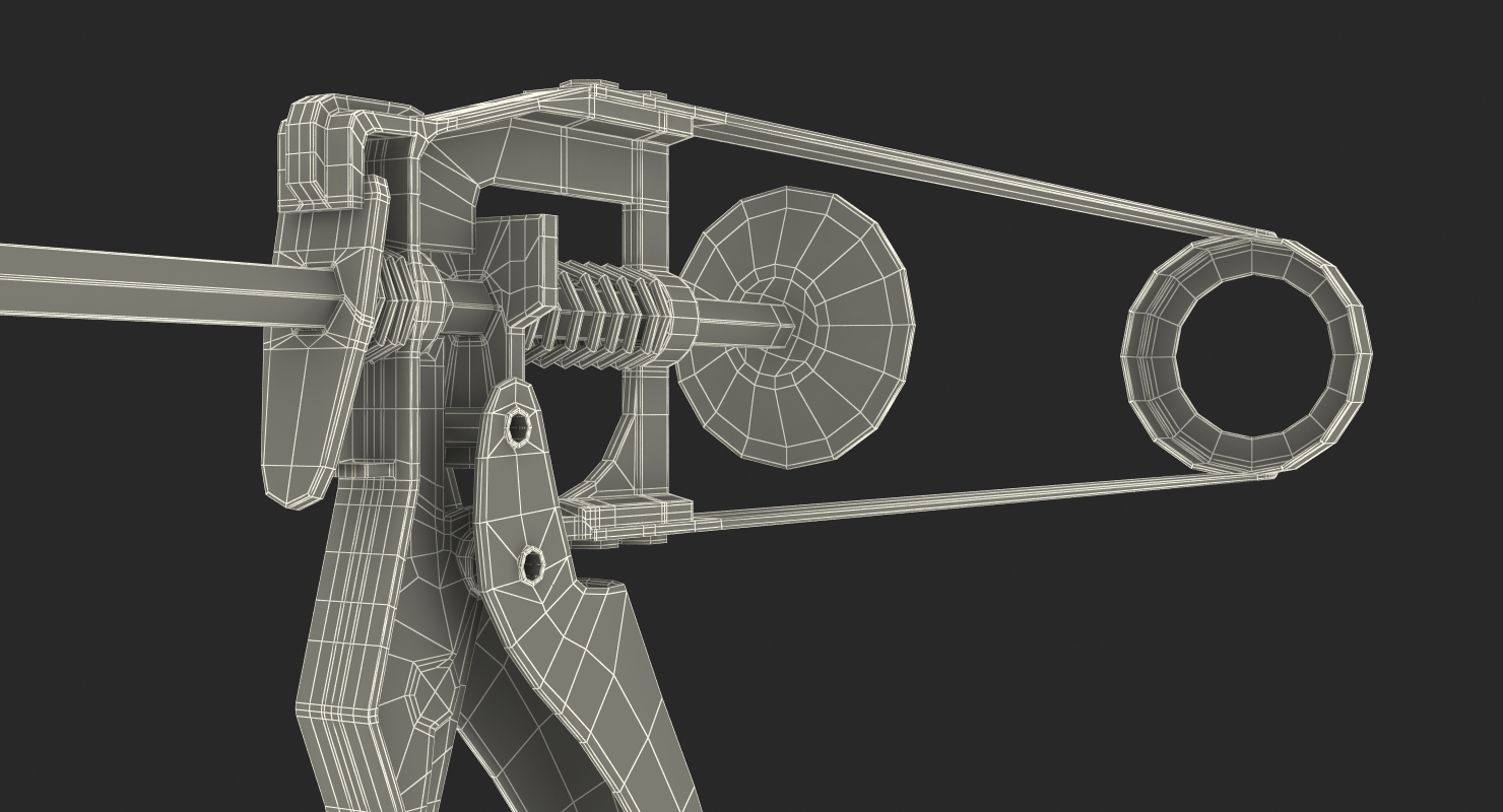 3D Silicone Sealant Pistol with Tube model