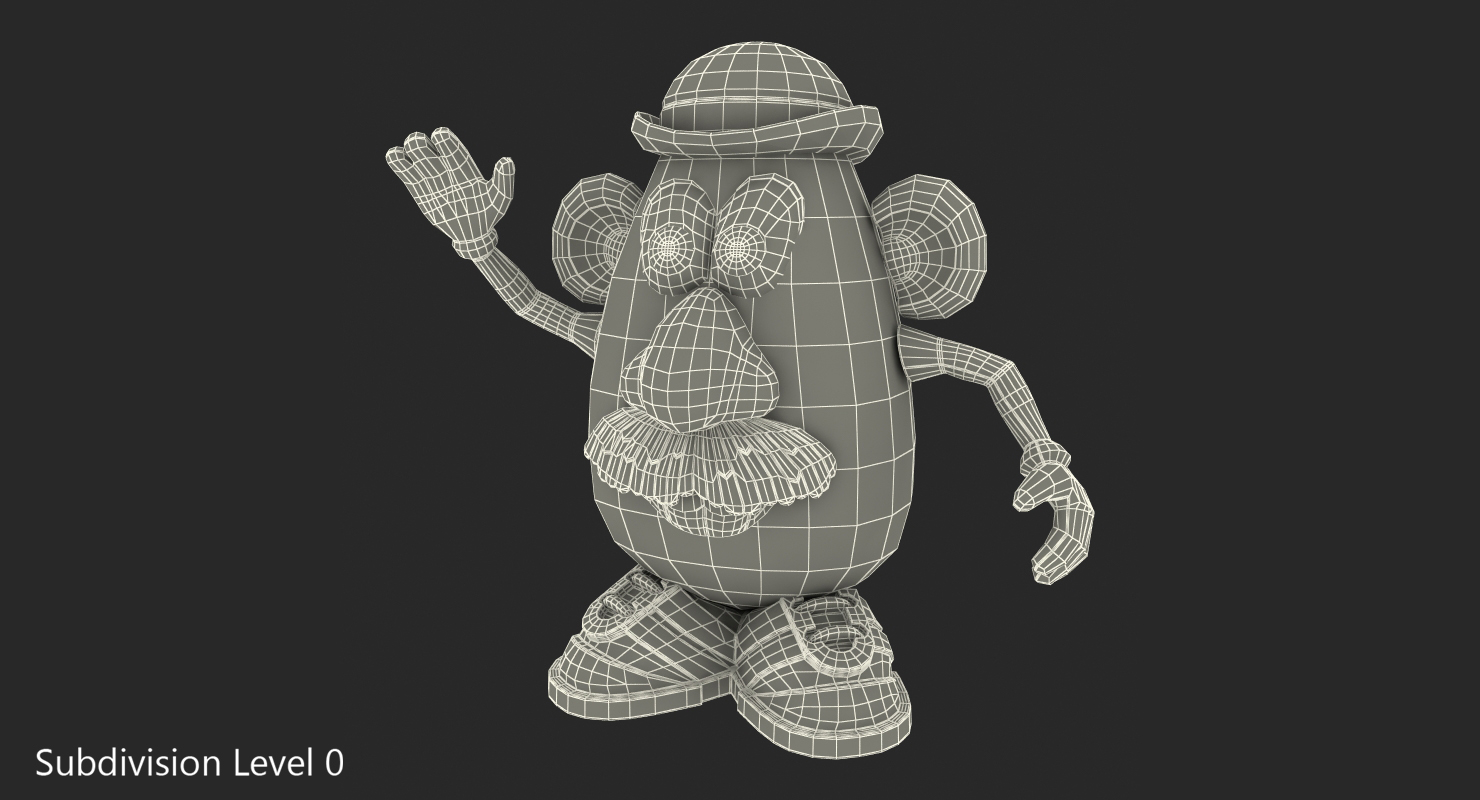 3D Toy Mr Potato Head model