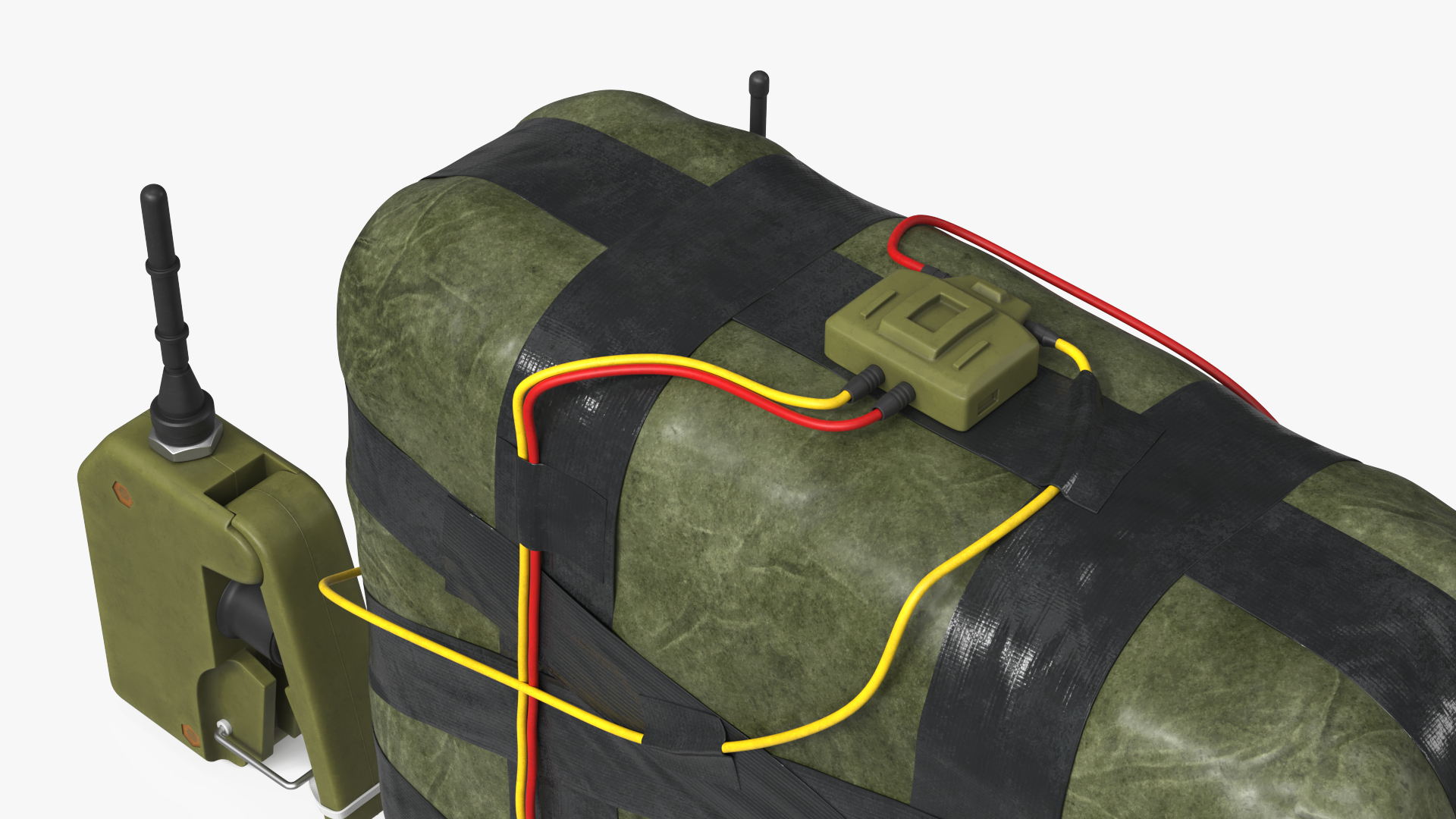 C4 Explosive Bomb with Detonator, view 2
