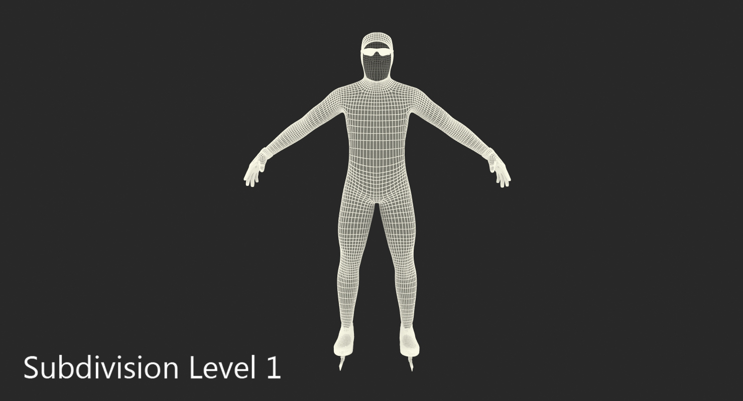 Speed Skater Suit 2 Generic 3D