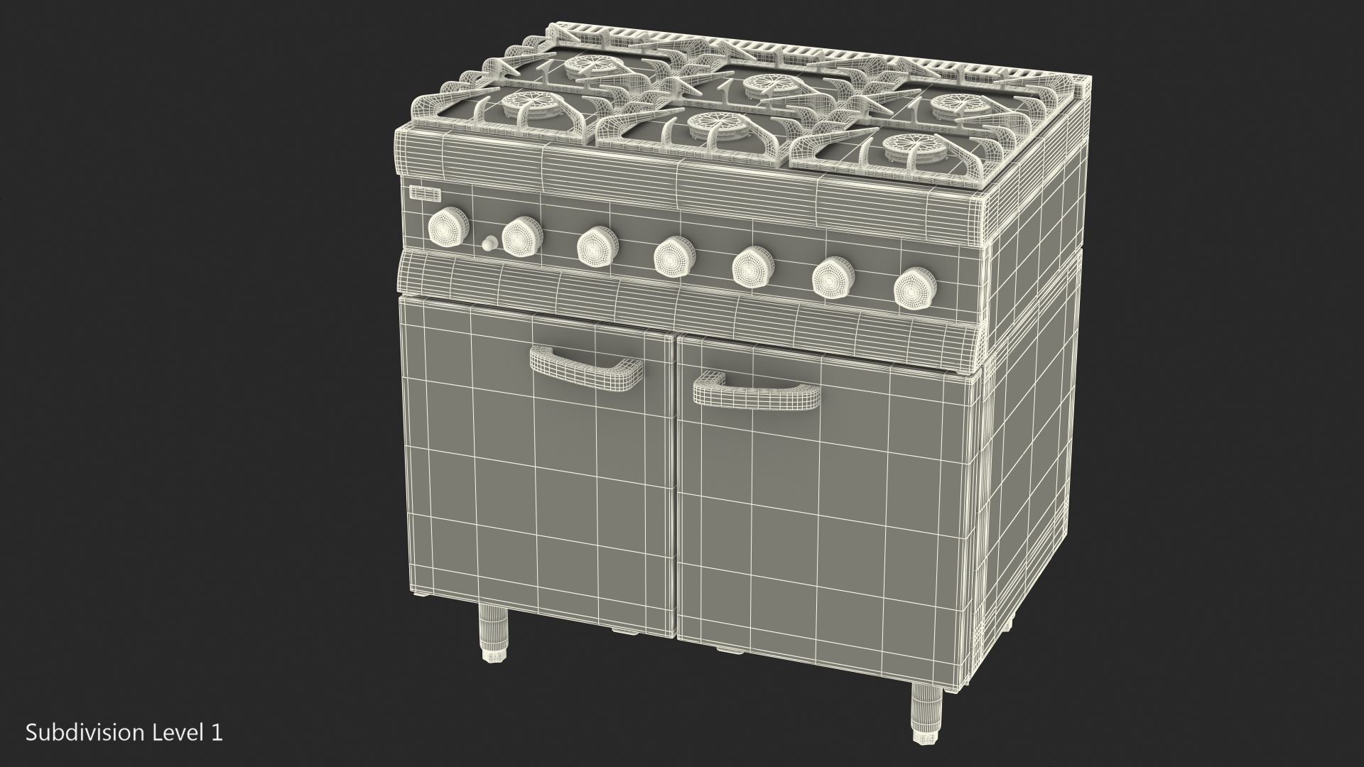 3D Lincat Silverlink600 Burner Gas Oven SLR9