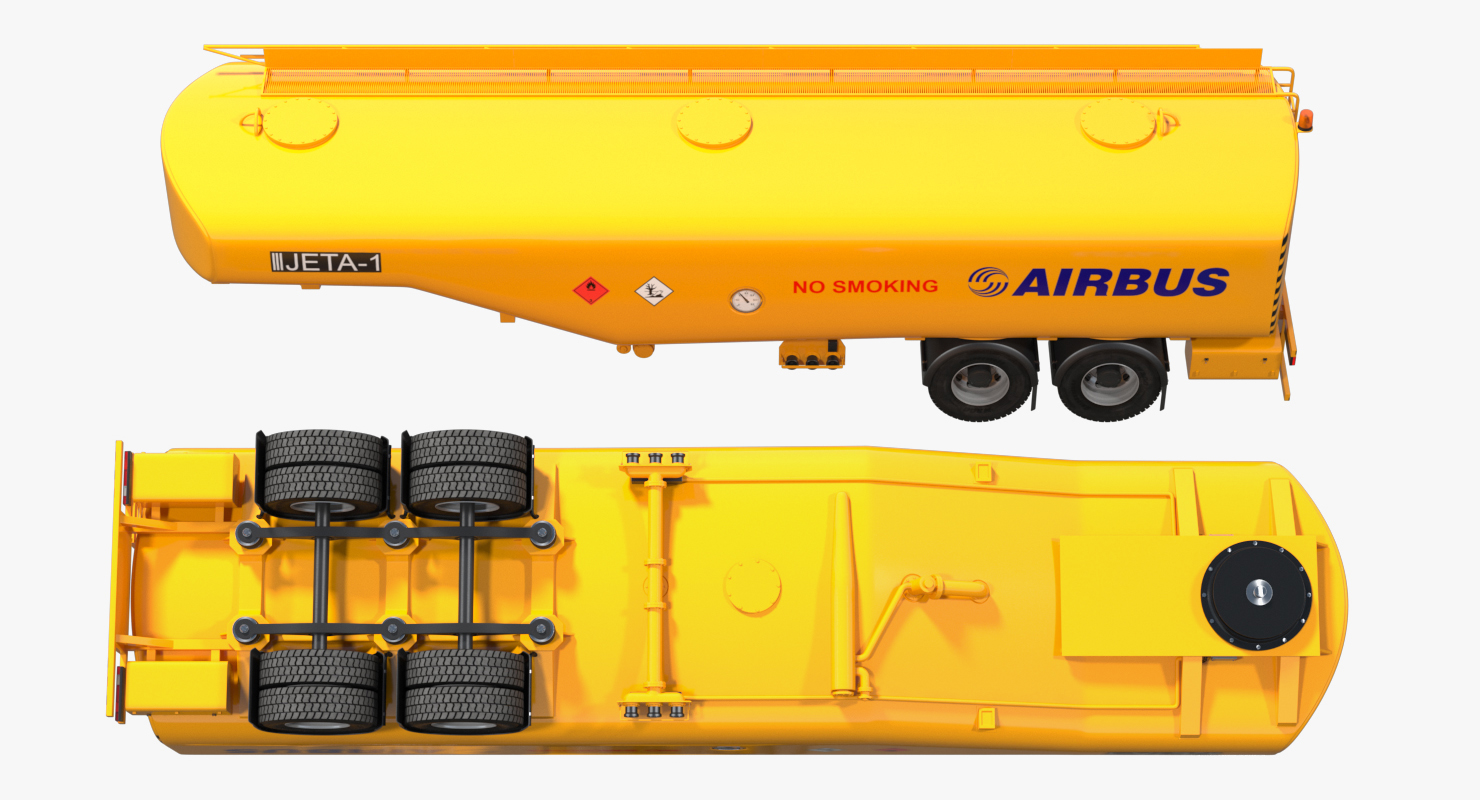 3D model Mercedes-Benz Econic Aviation Refueler Rigged