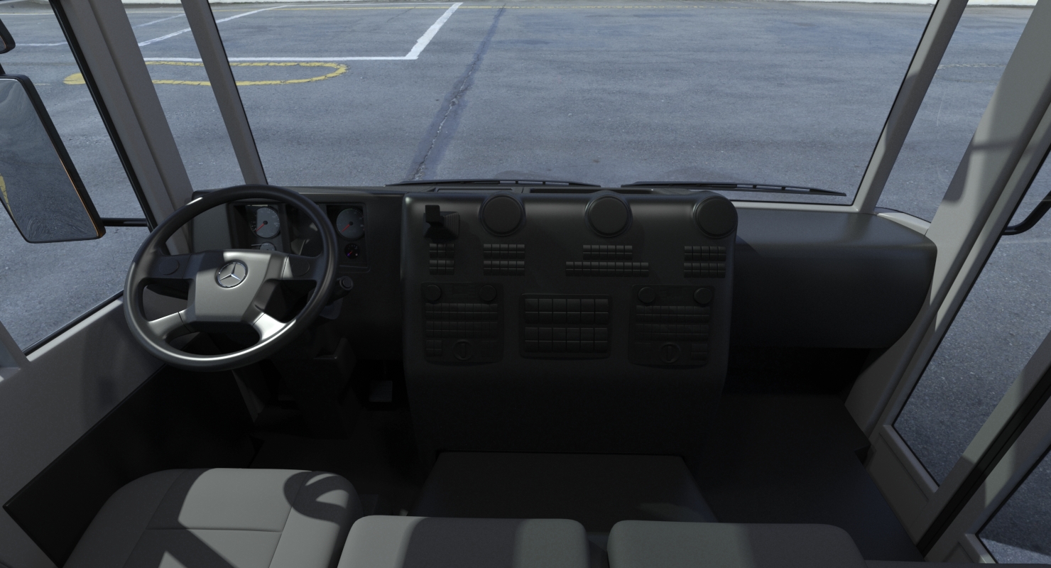 3D model Mercedes-Benz Econic Aviation Refueler Rigged