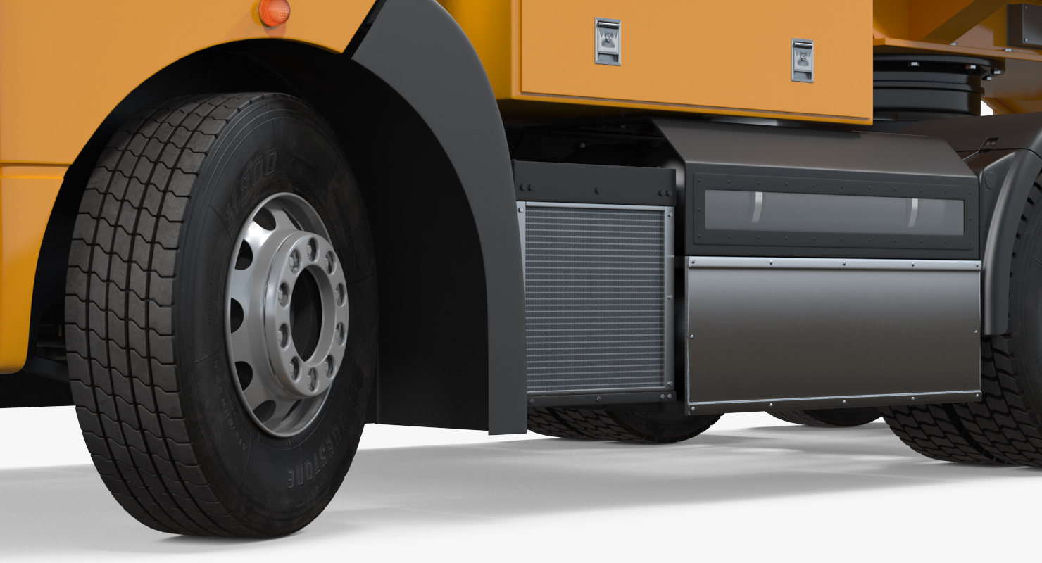 3D model Mercedes-Benz Econic Aviation Refueler Rigged
