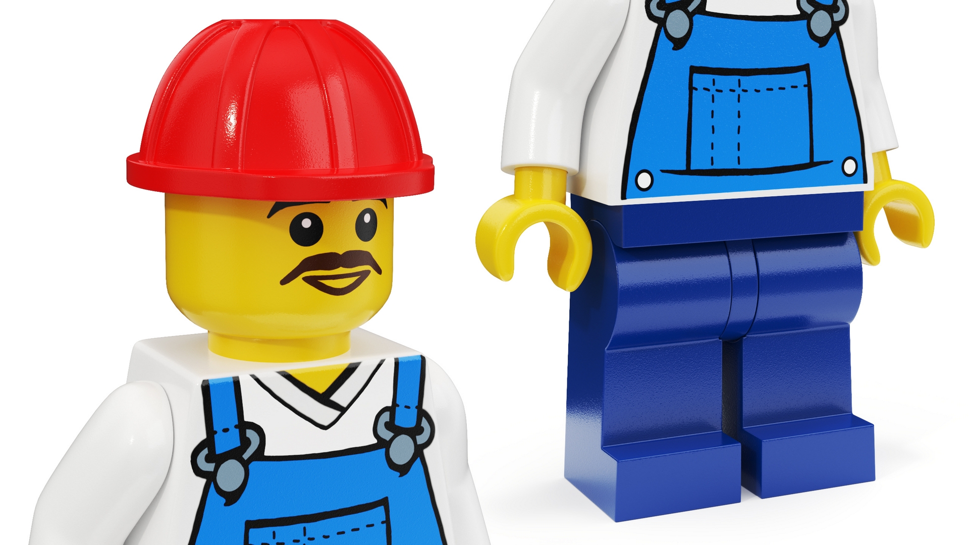 Minifigure LEGO Worker 3D