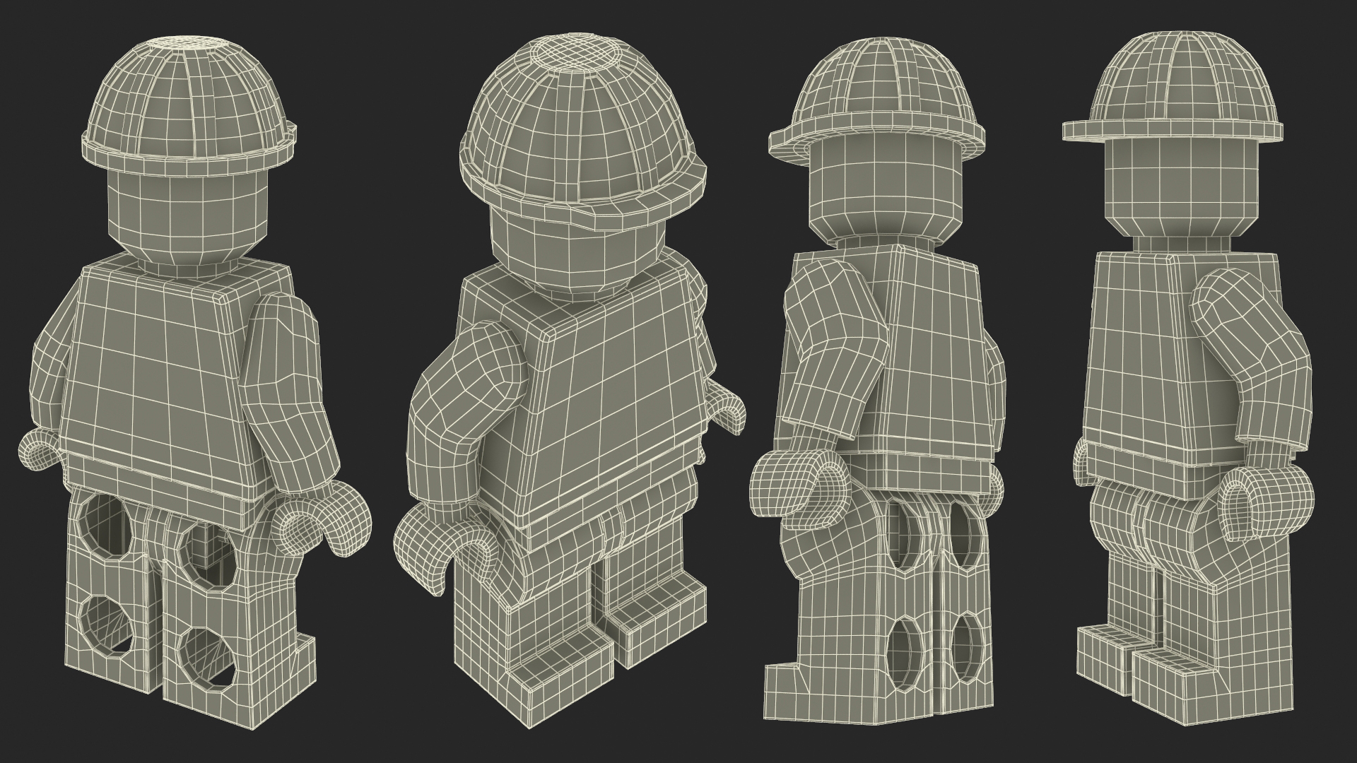 Minifigure LEGO Worker 3D