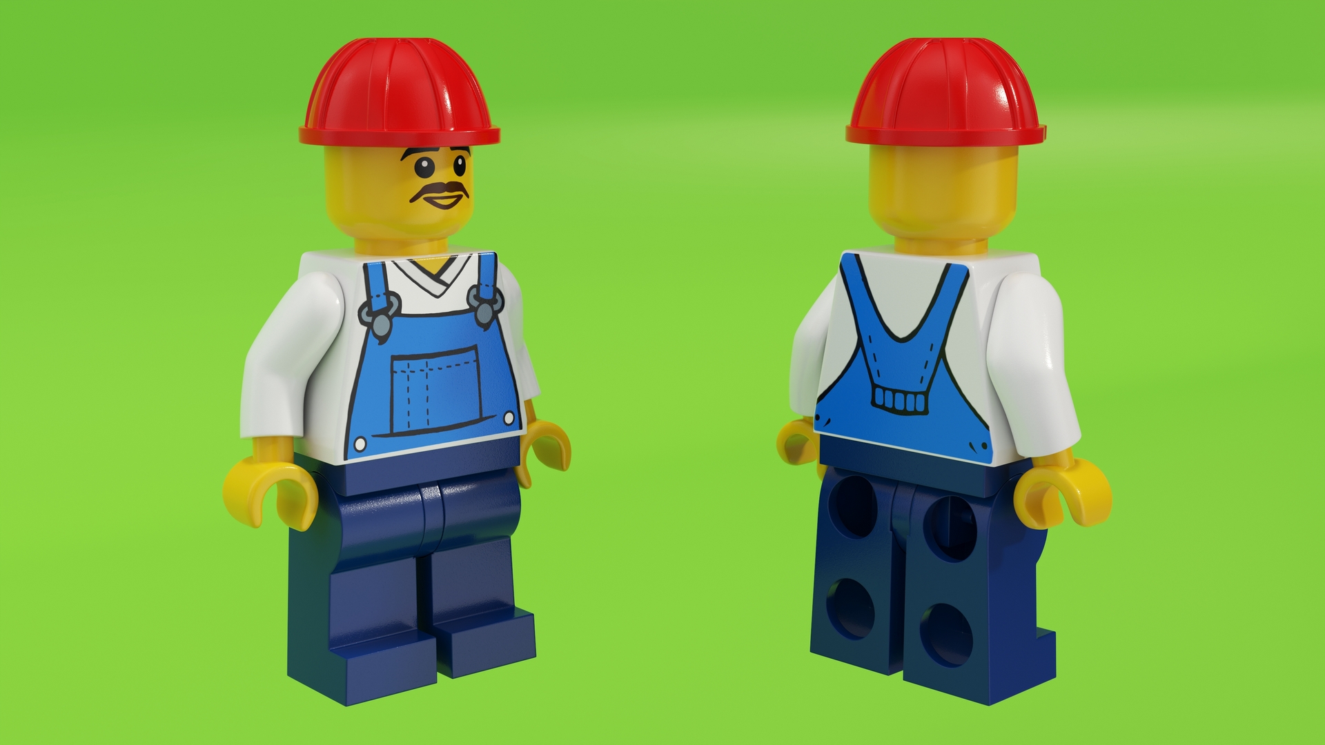 Minifigure LEGO Worker 3D