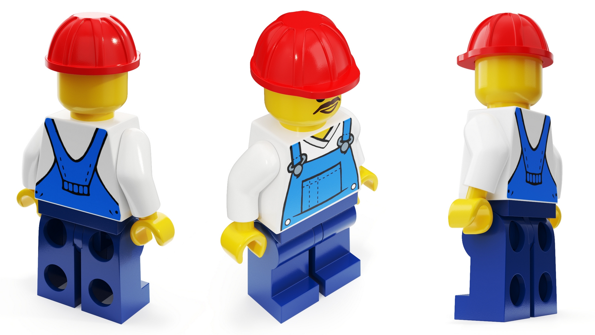 Minifigure LEGO Worker 3D