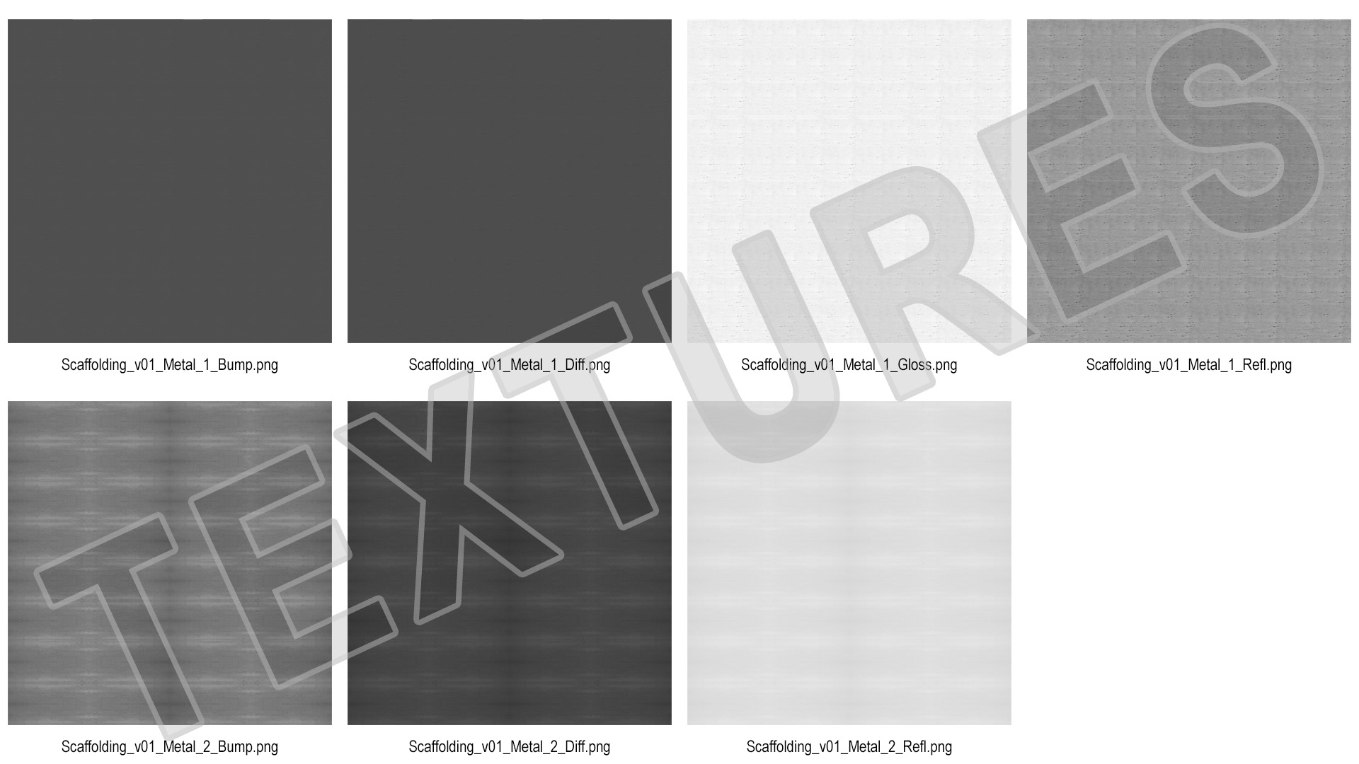 Construction Scaffolding 3D model
