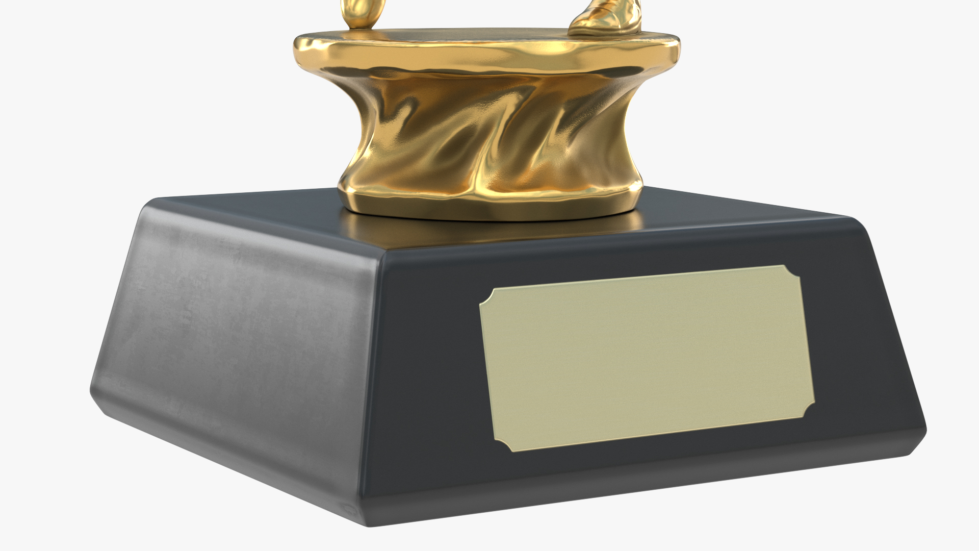 3D model Golfer Trophy Golden