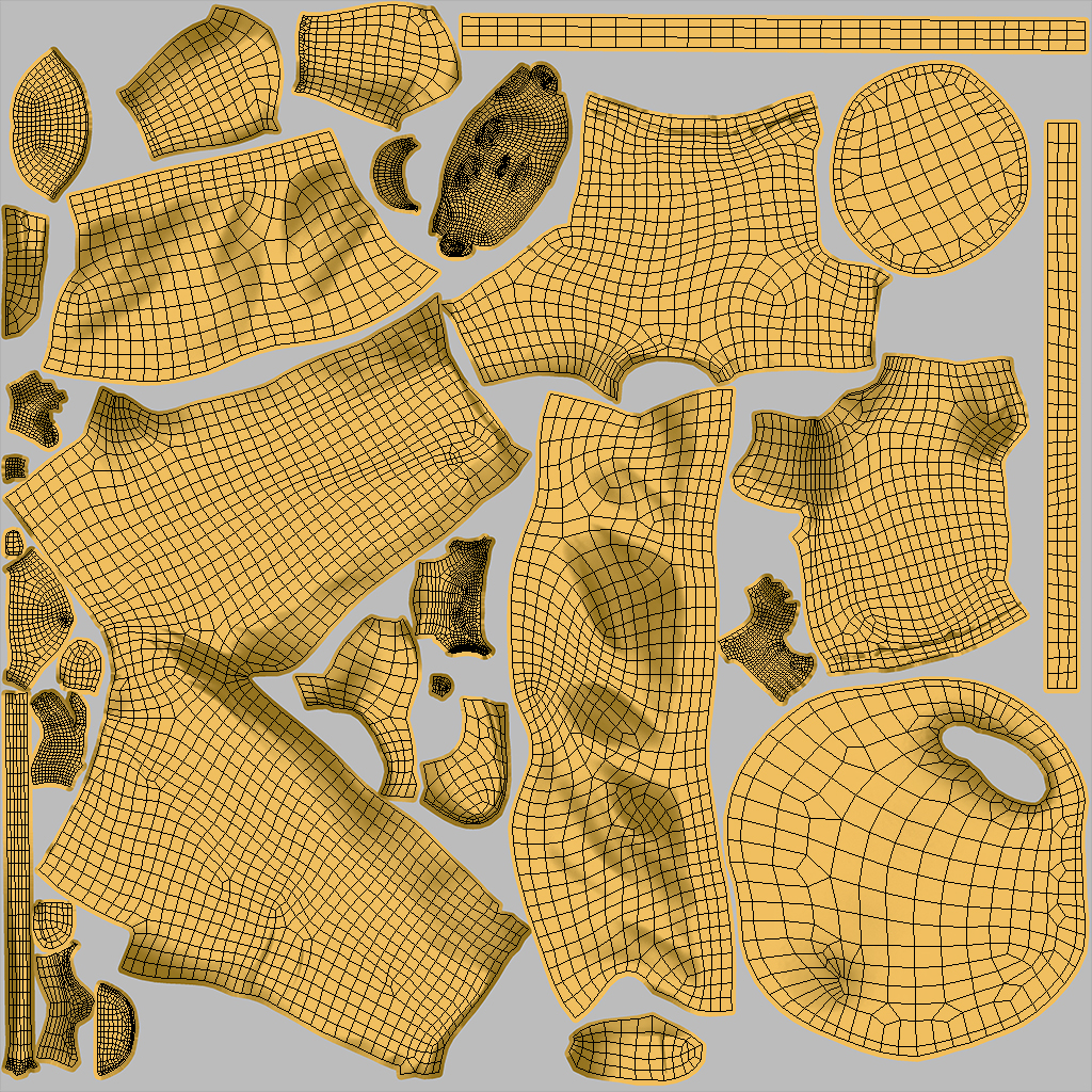 3D model Golfer Trophy Golden