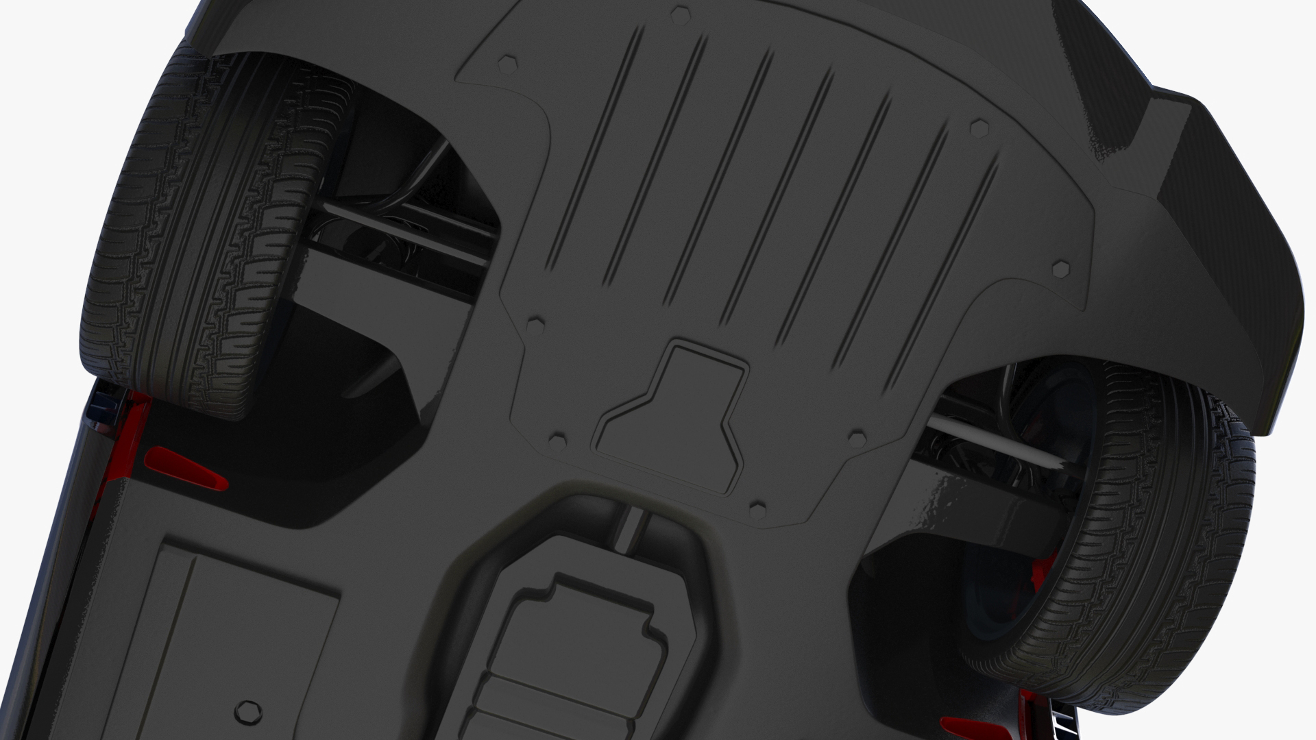 3D model Astron Hypercar Red Simplified