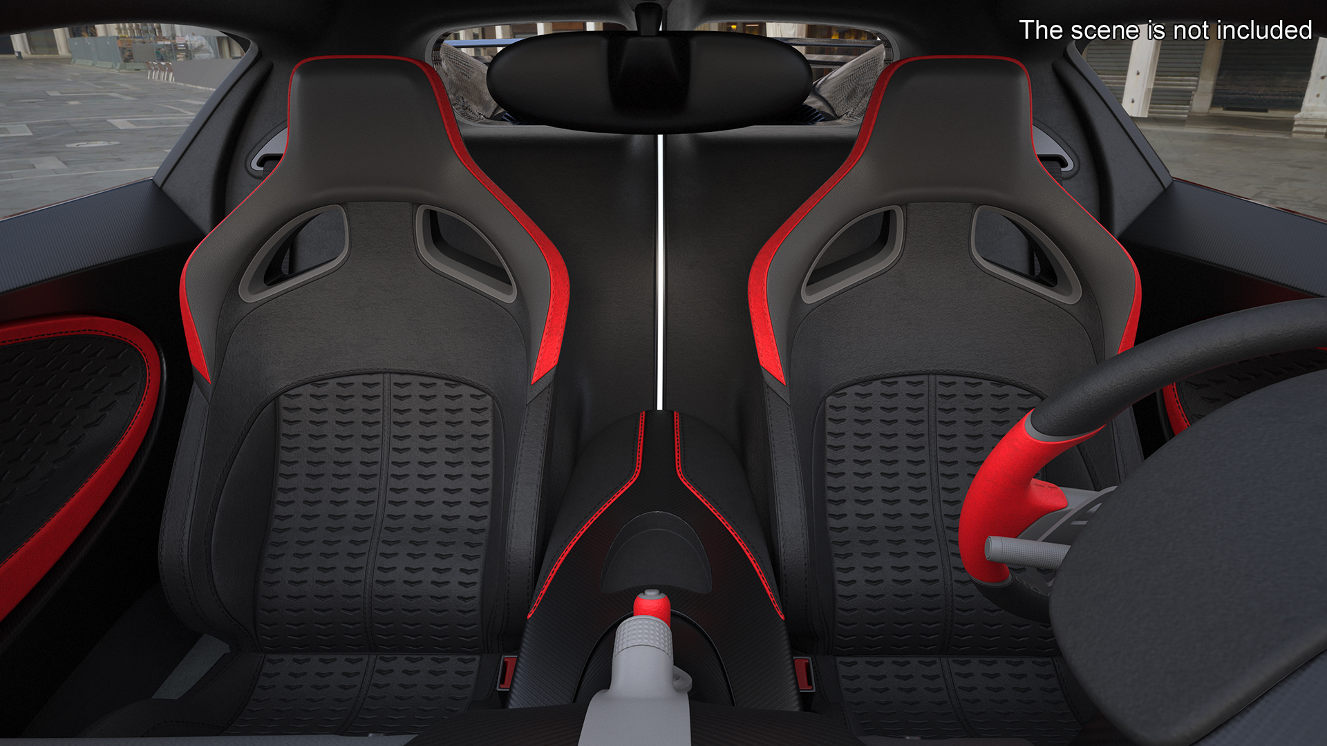 3D model Astron Hypercar Red Simplified