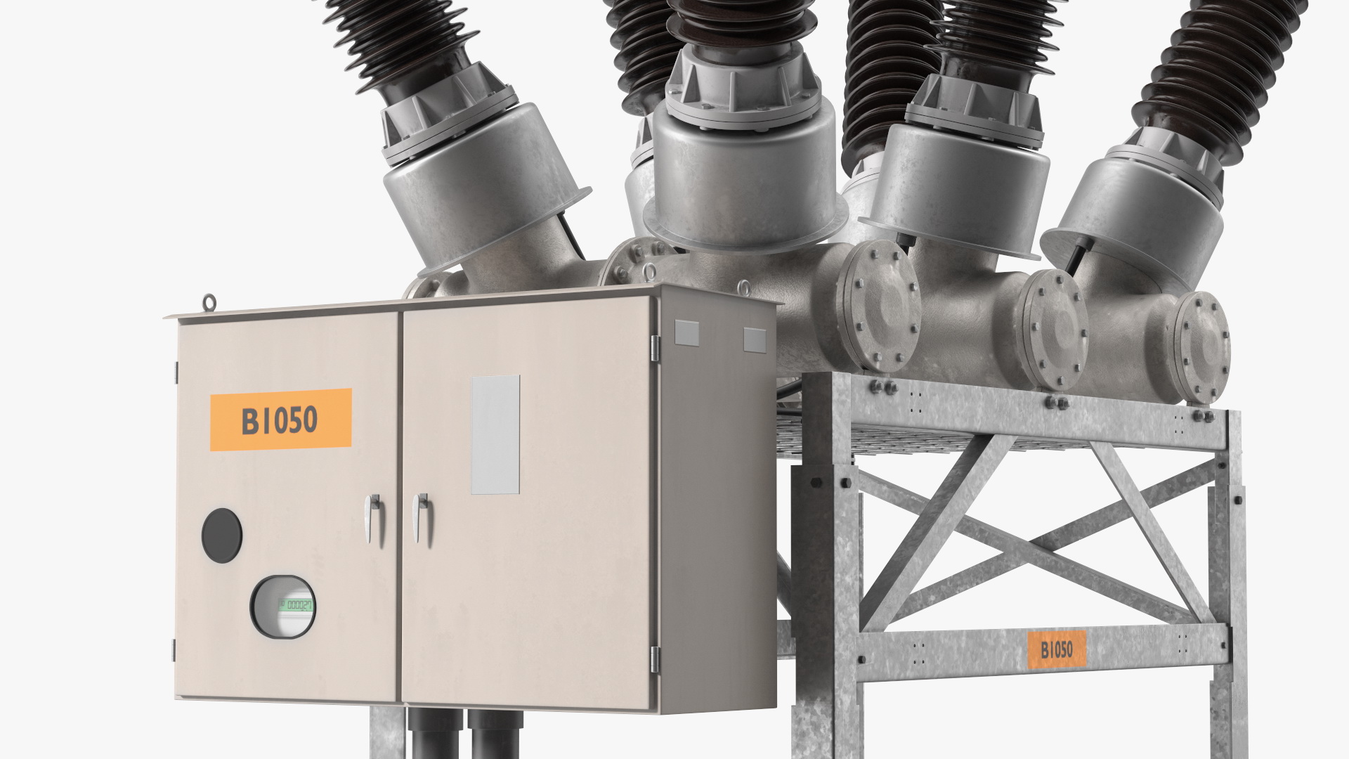 3D High Voltage Circuit Breaker model
