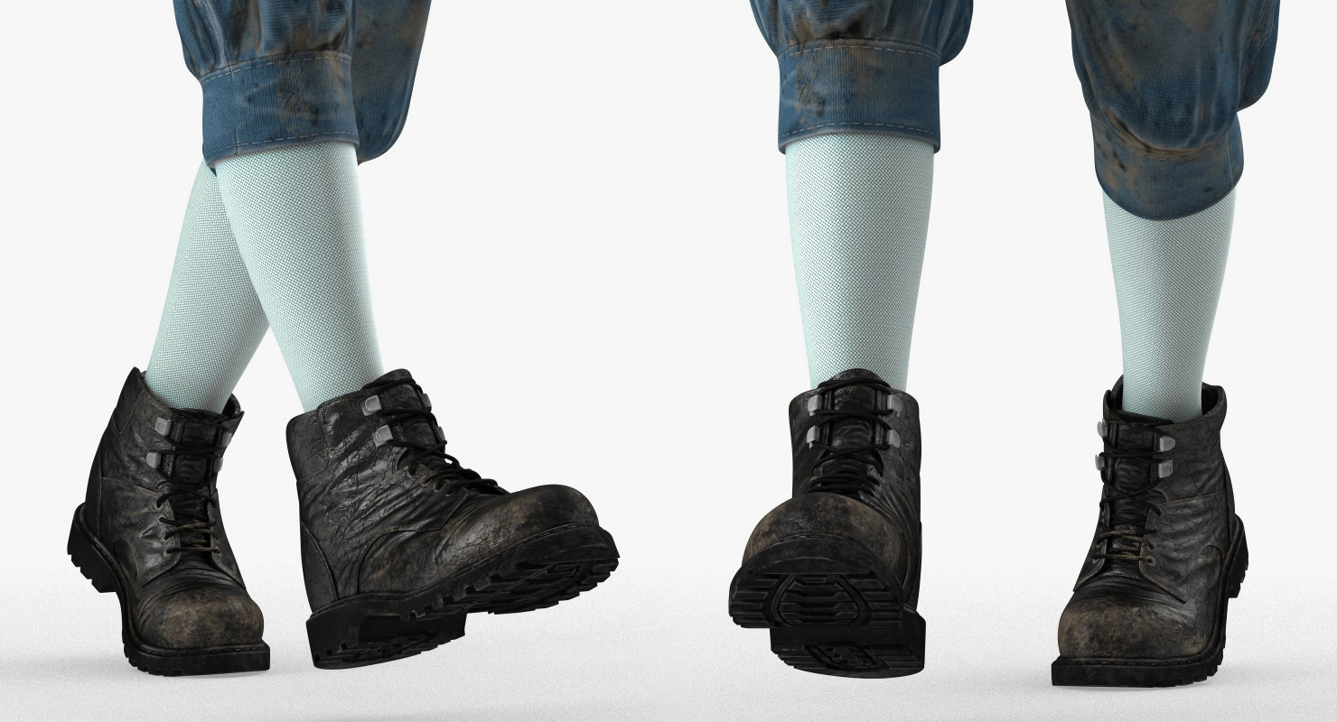 3D Realistic Child Boy Rigged