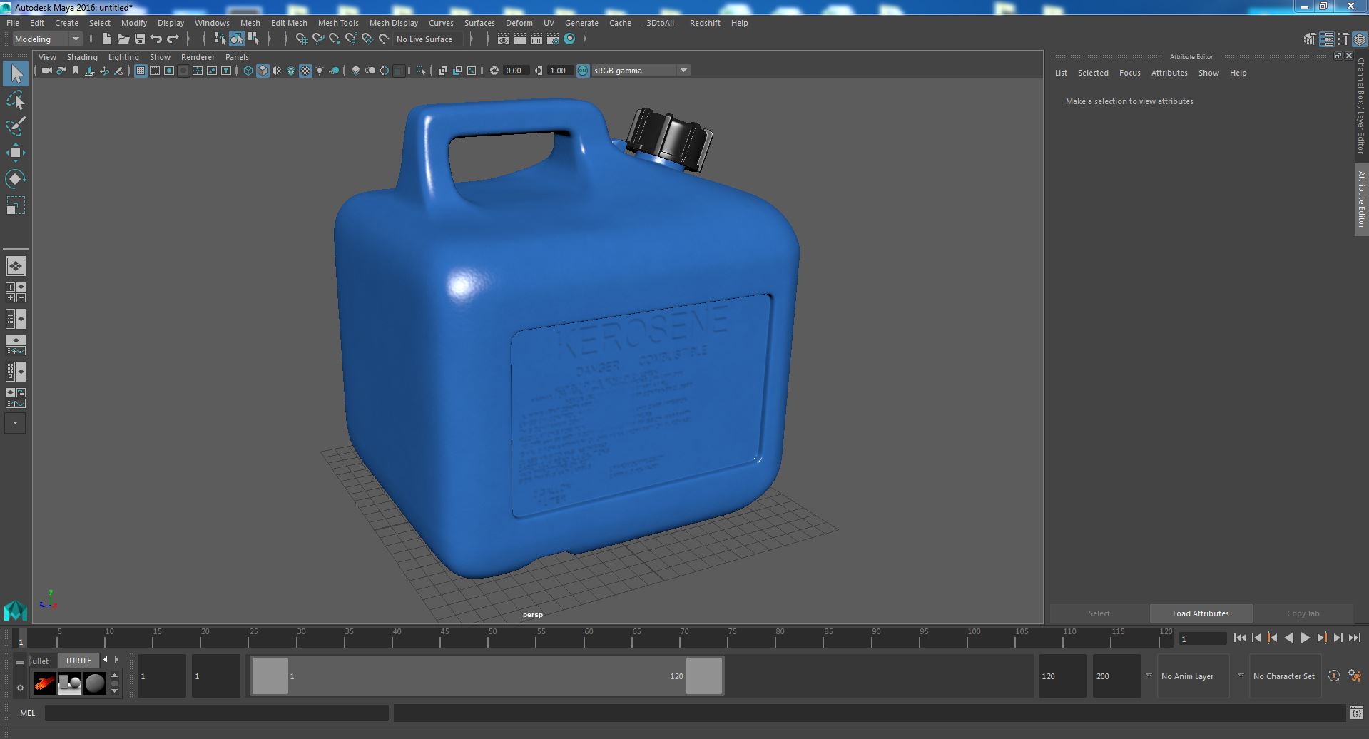 3D 2 Gallon Kerosene Can