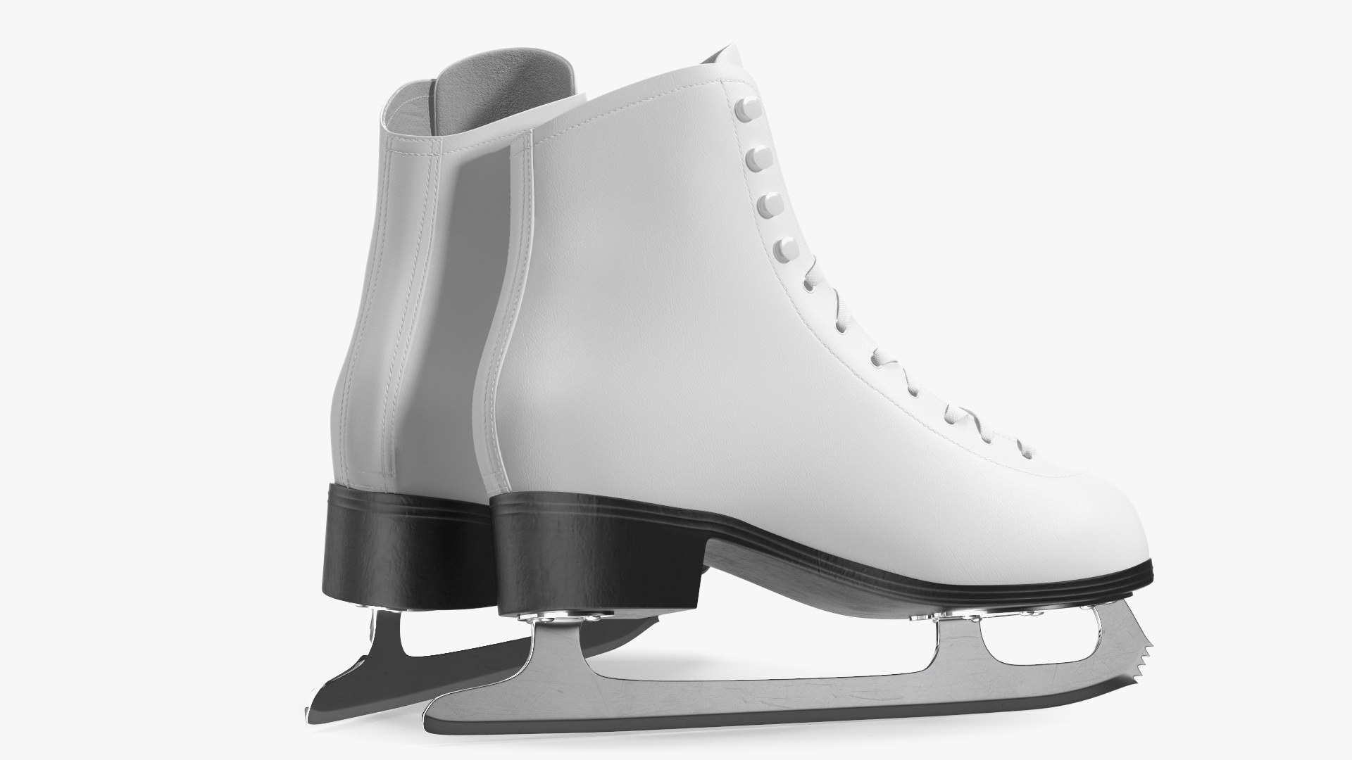 3D Classic Figure Skating Ice Skates model
