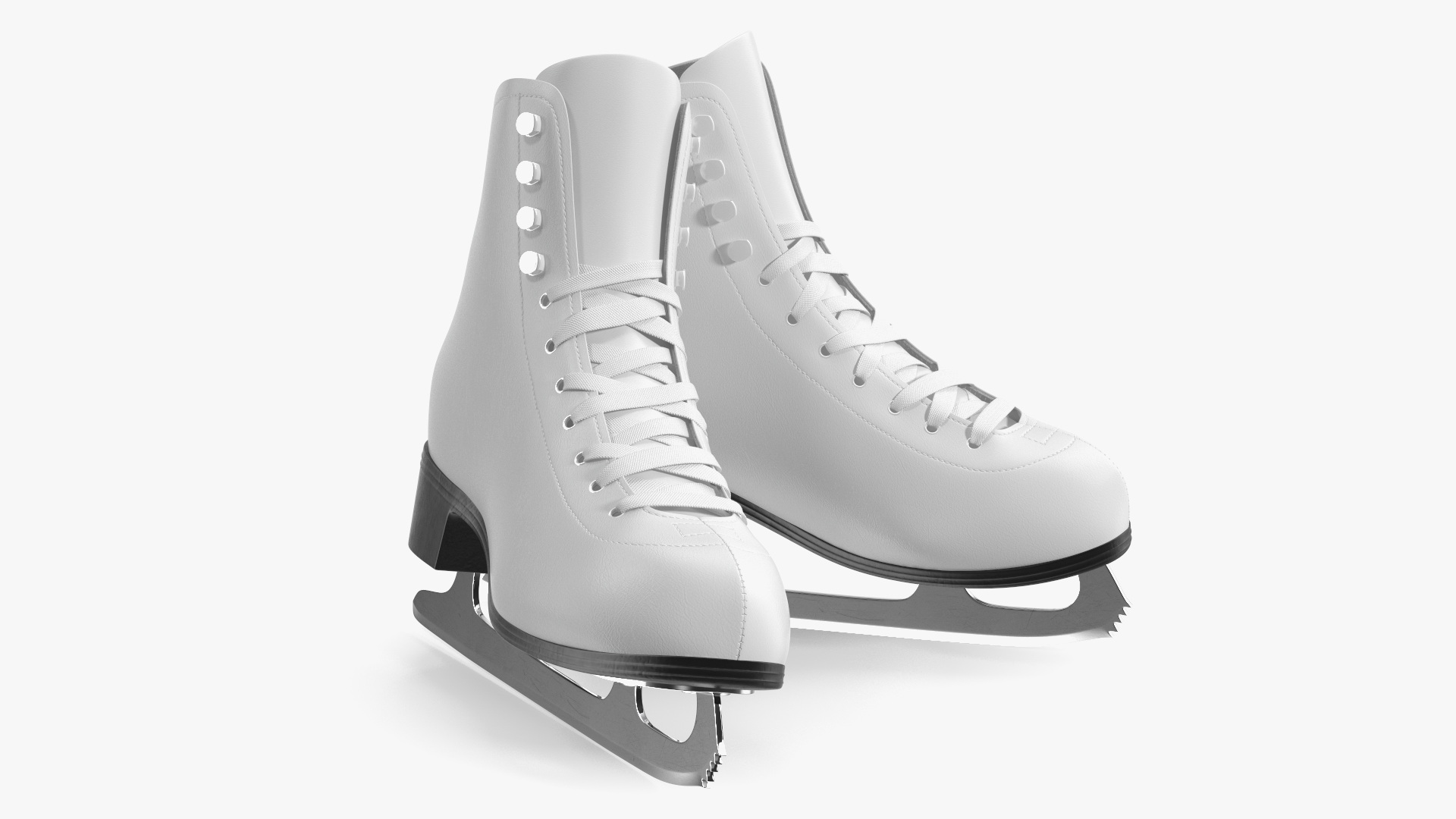 3D Classic Figure Skating Ice Skates model