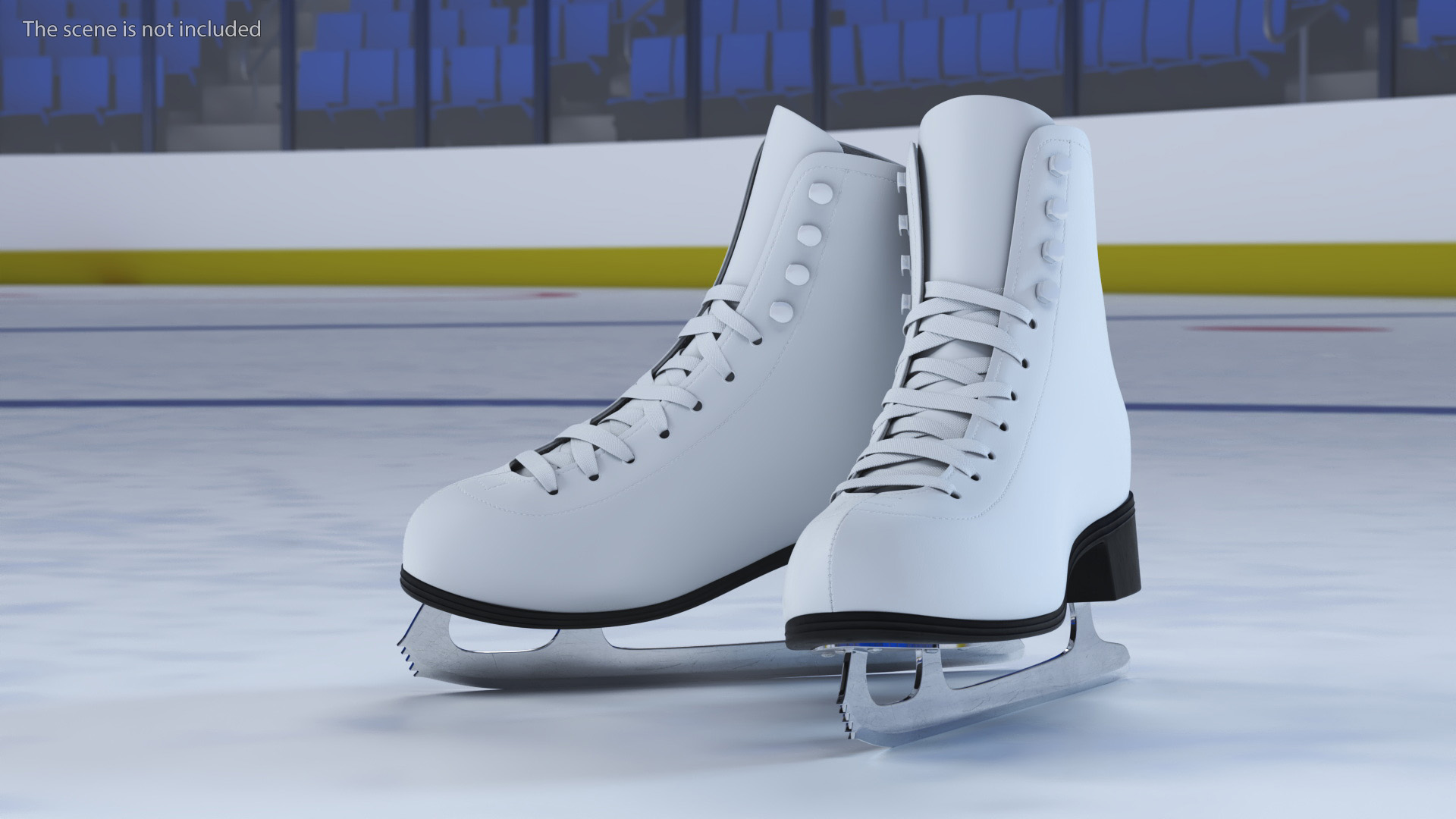 3D Classic Figure Skating Ice Skates model