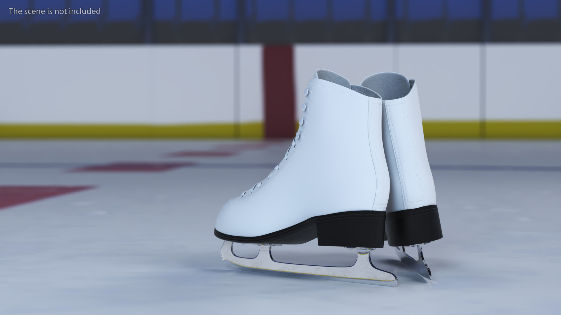 3D Classic Figure Skating Ice Skates model