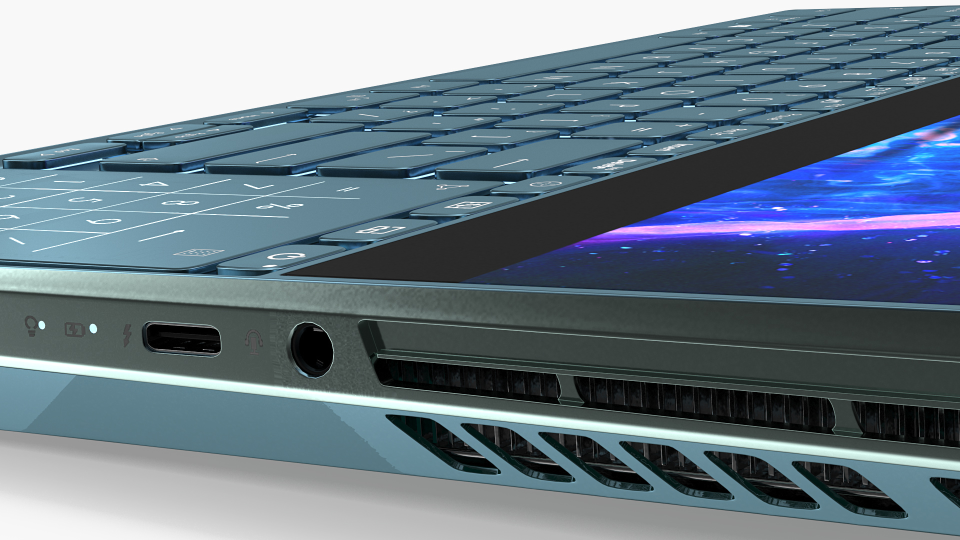 3D model Asus Zenbook Pro Dual Screen Laptop