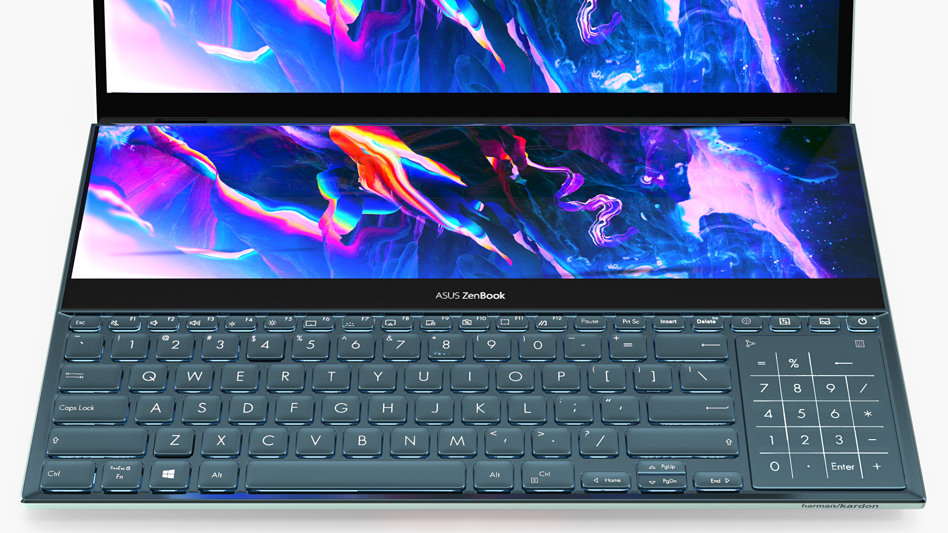 3D model Asus Zenbook Pro Dual Screen Laptop