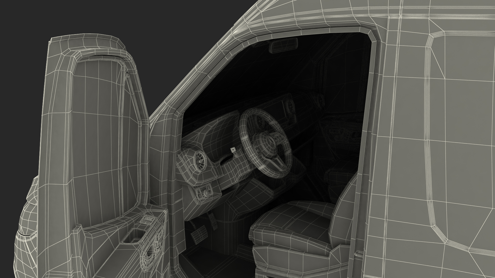 3D Meredes Benz Sprinter Emergency Ambulance Rigged model