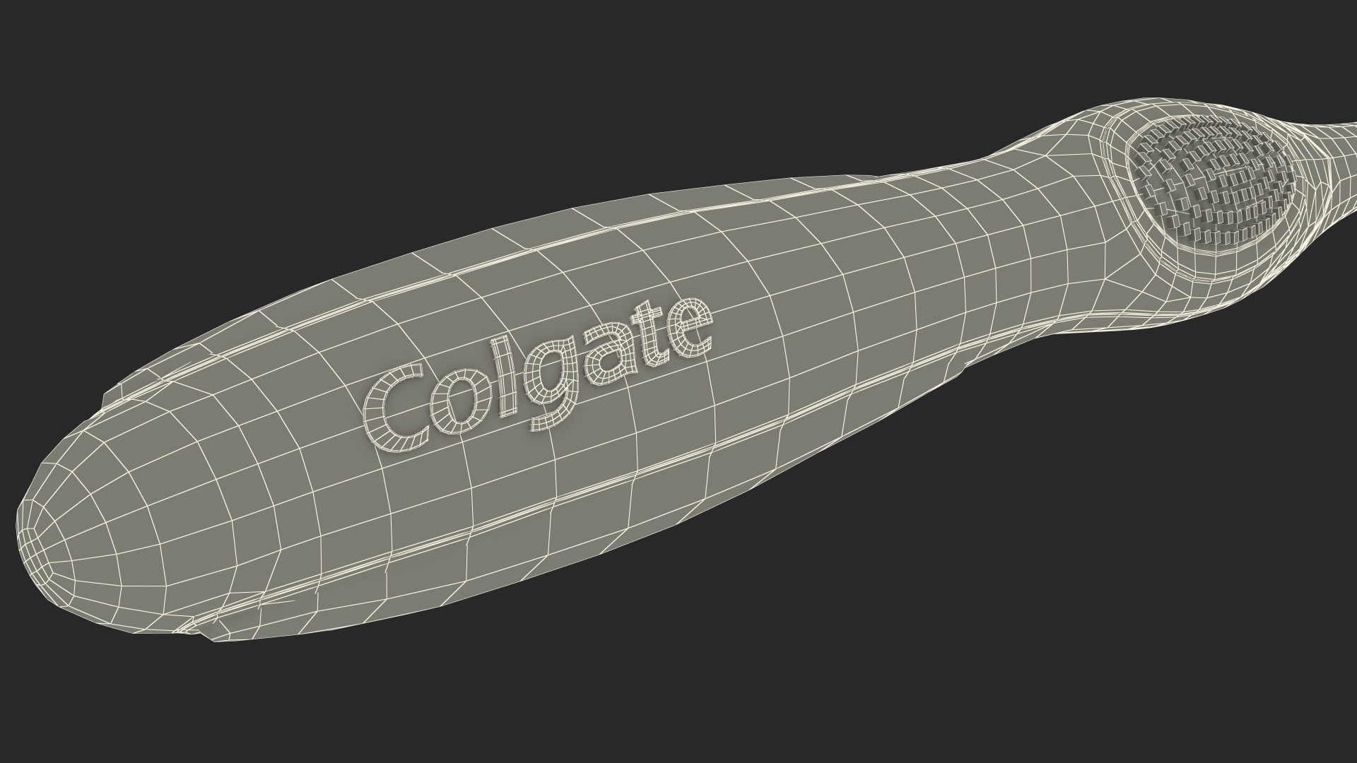 3D Colgate 360 Optic Toothbrush model