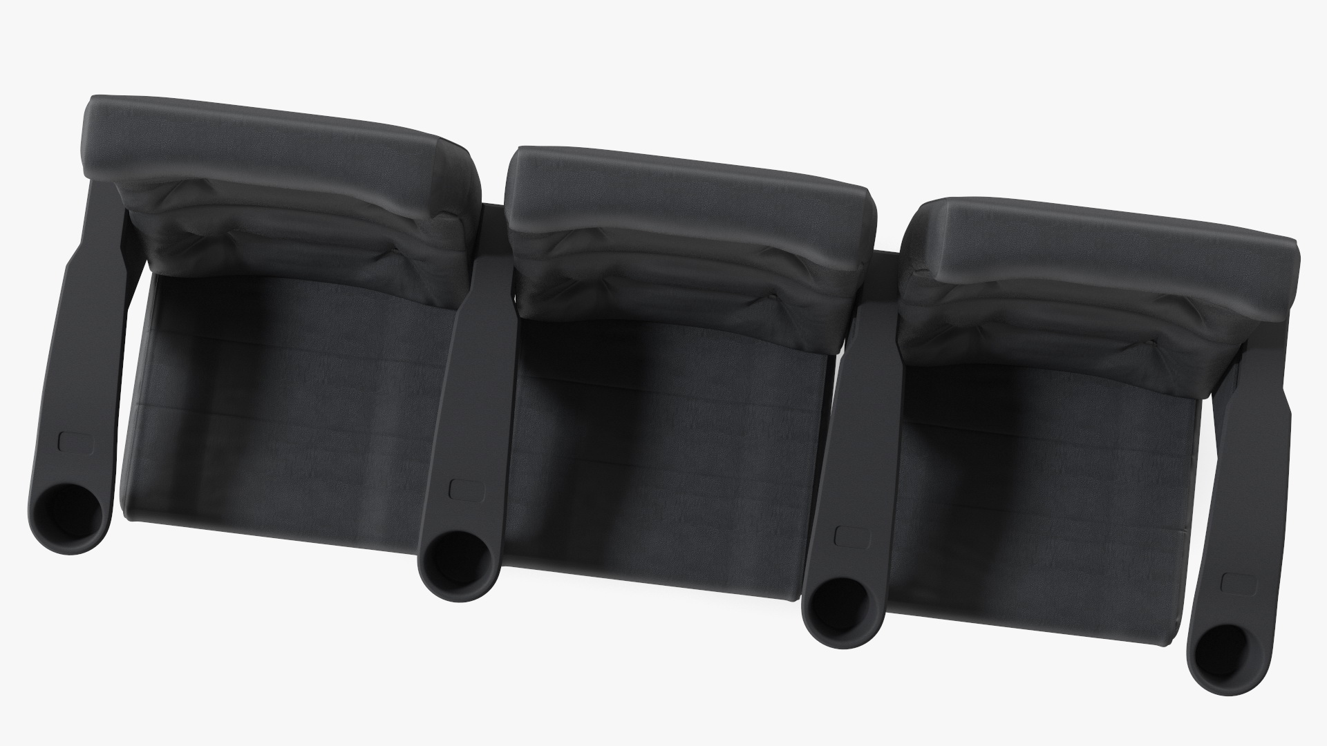 3D model Phantom P40 Leather Cinema Chairs for Three Places