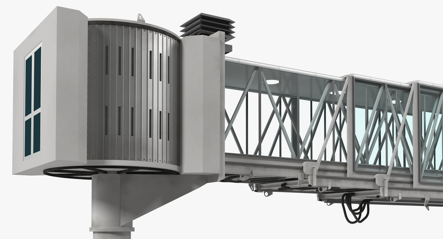 3D model Airport Passenger Boarding Jetway Bridge