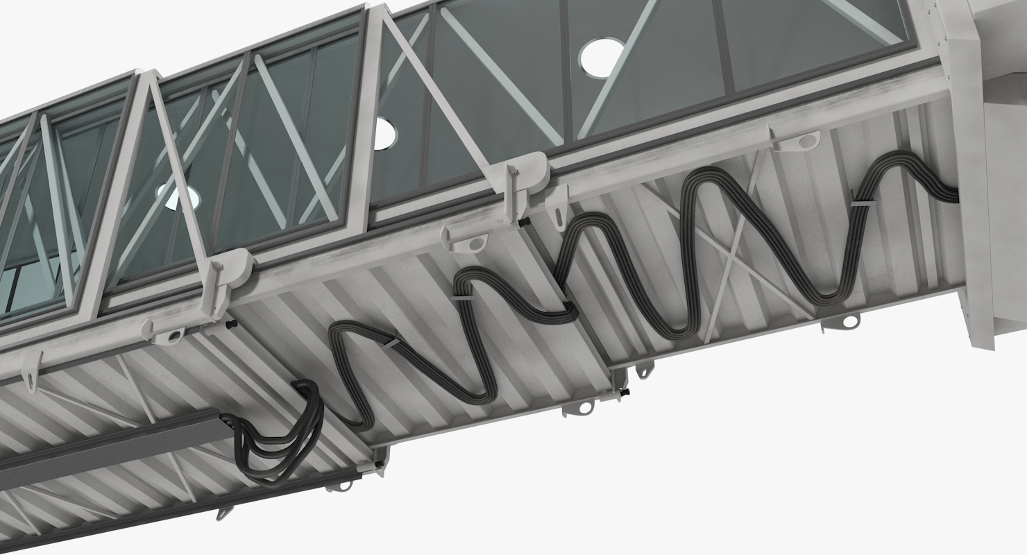 3D model Airport Passenger Boarding Jetway Bridge